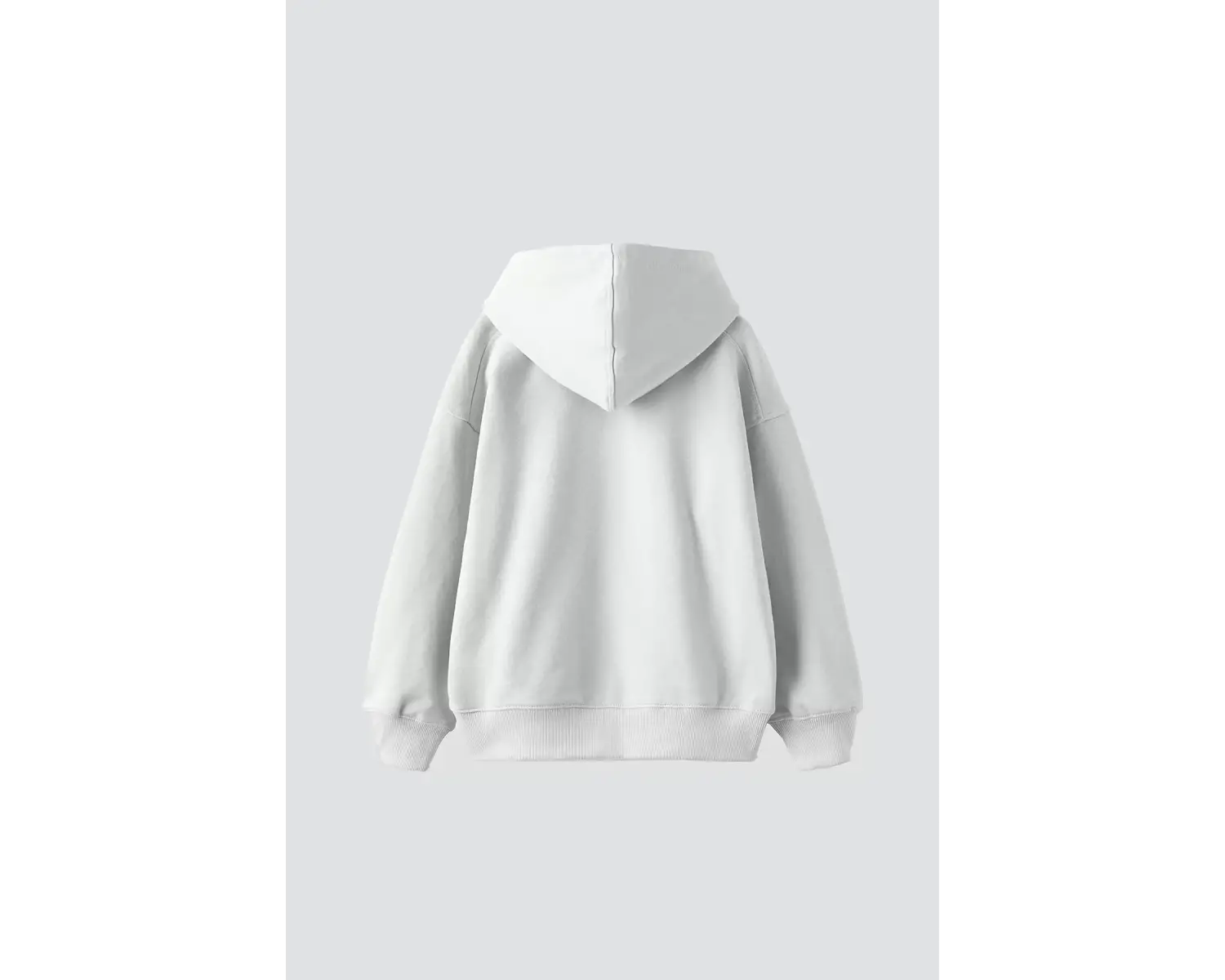 Kırmızı Dusk Baskılı Oversize Unisex Beyaz