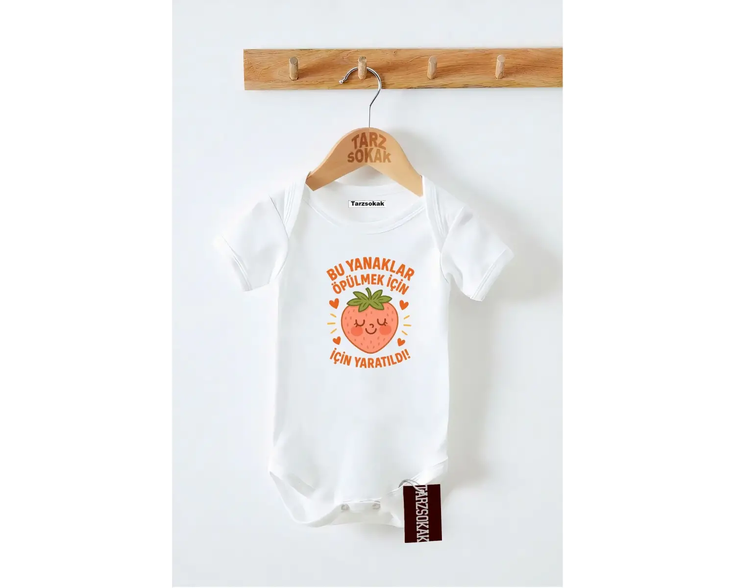 Kısa Kol Body BU YANAKALR ÖPÜLMEK İÇİN YARATILDI KODZıbın36