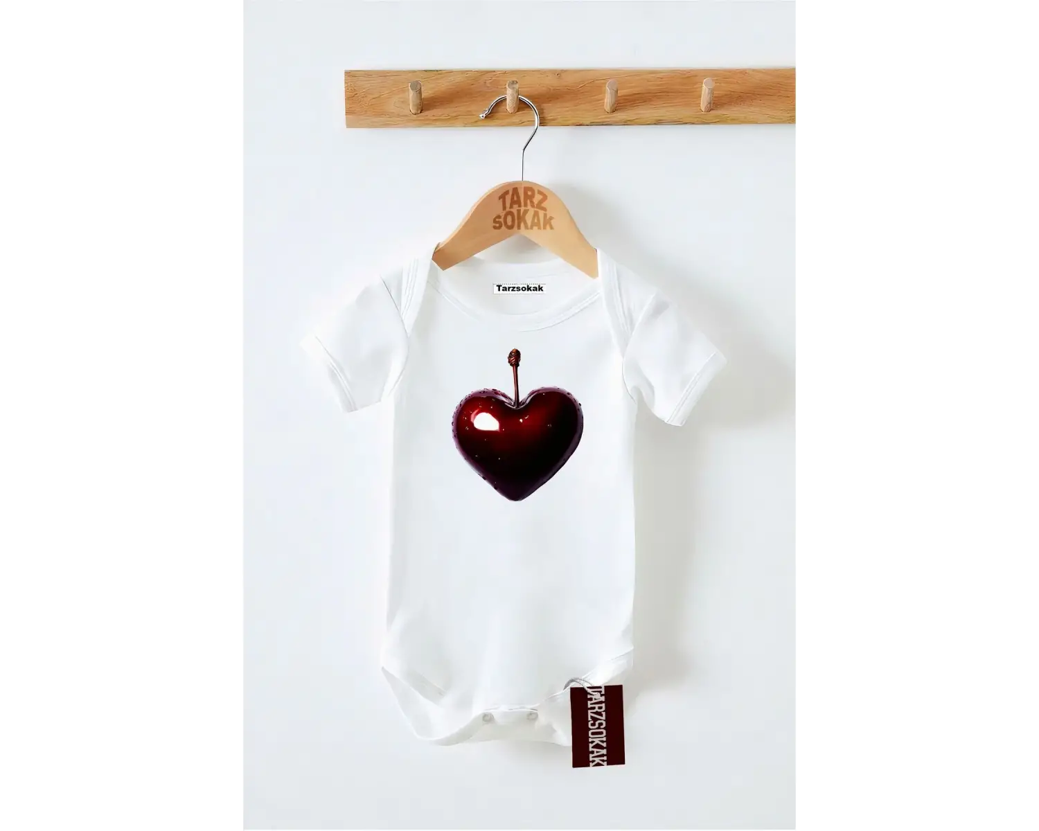 Kısa Kol Body KALP DESENLİ KODZıbın60