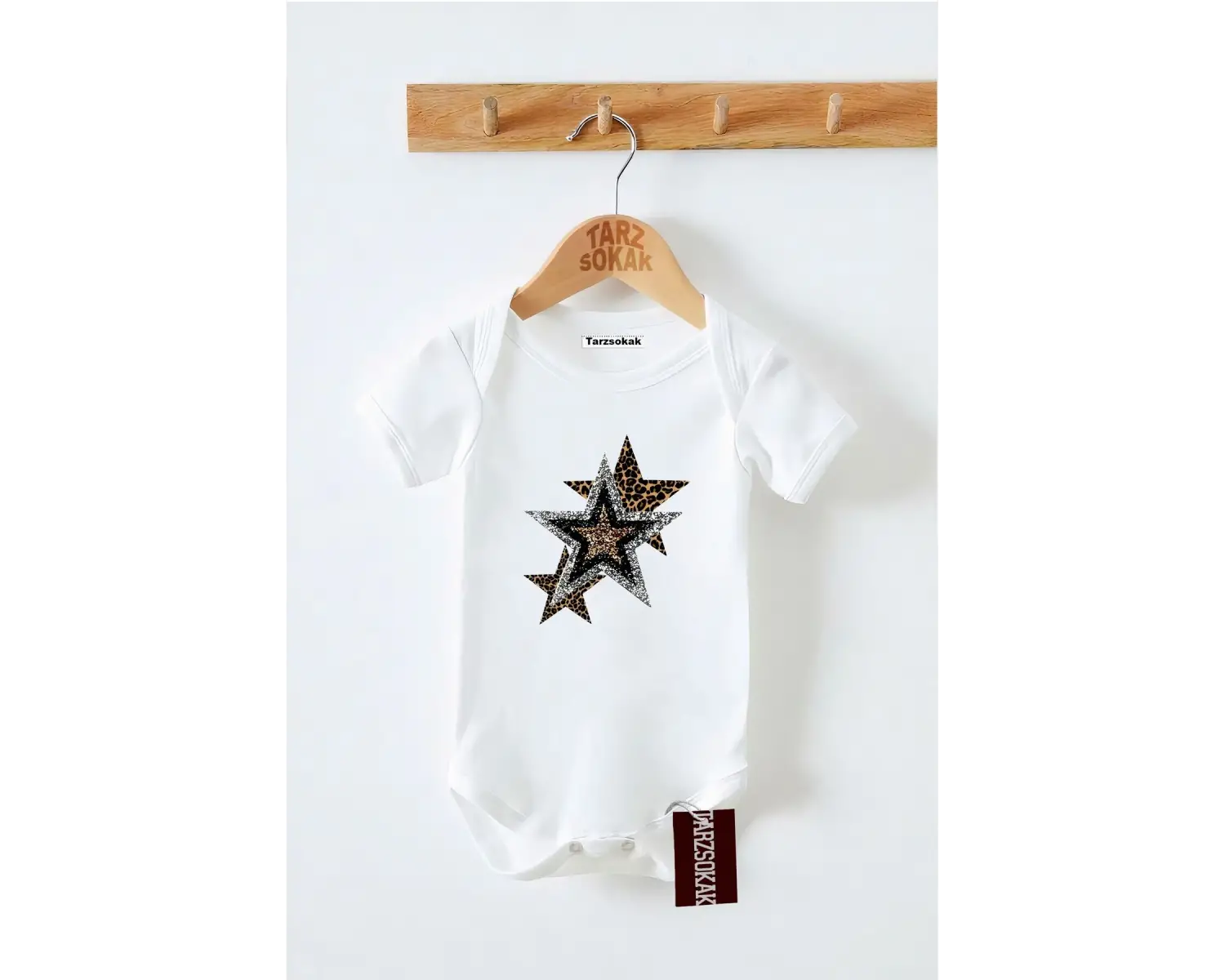 Kısa Kol Body Yıldız Baskılı KODZıbın3