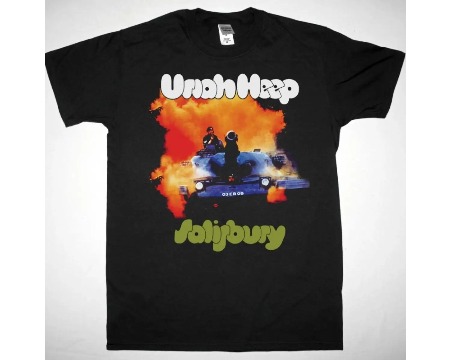 KISS ASYLUM WORLD TOUR 85-86 NEW WHITE T-SHIRT ÖN BASKILI