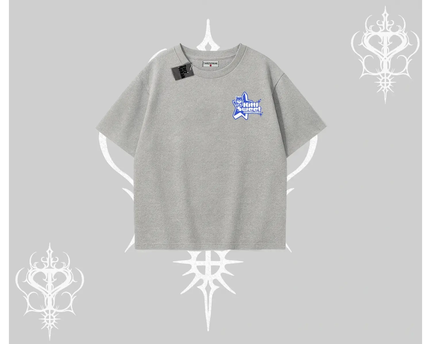 Kitti Sweet Mini Logo Baskılı Babby Tee Tshirt