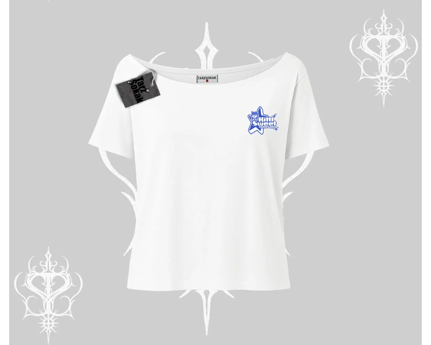 Kitti Sweet Mini Logo Baskılı Babby Tee Tshirt