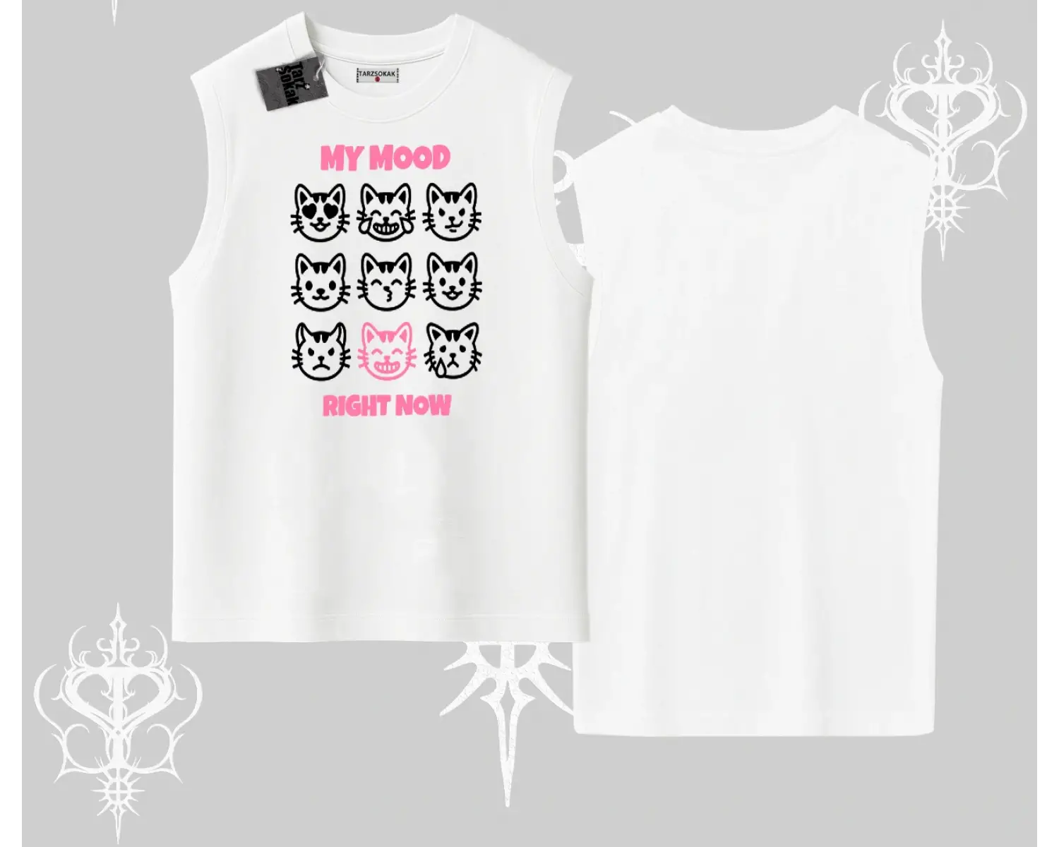 Kitti Sweet Mini Logo Baskılı Biskilet Sweatshirt