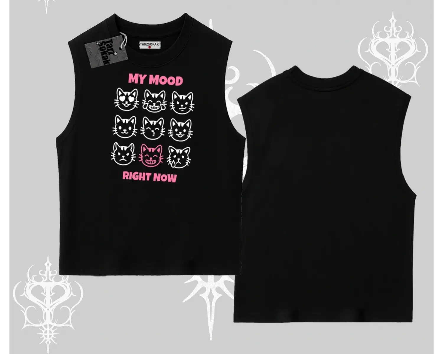 Kitti Sweet Mini Logo Baskılı Biskilet Sweatshirt