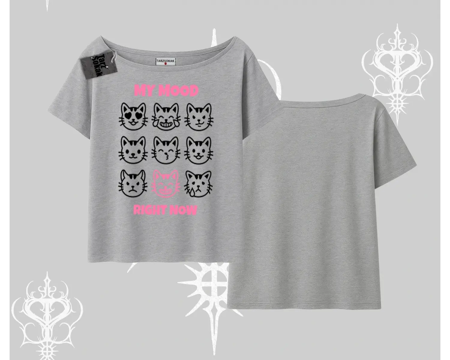 Kitti Sweet Mini Logo Baskılı Kolsuz Tshirt