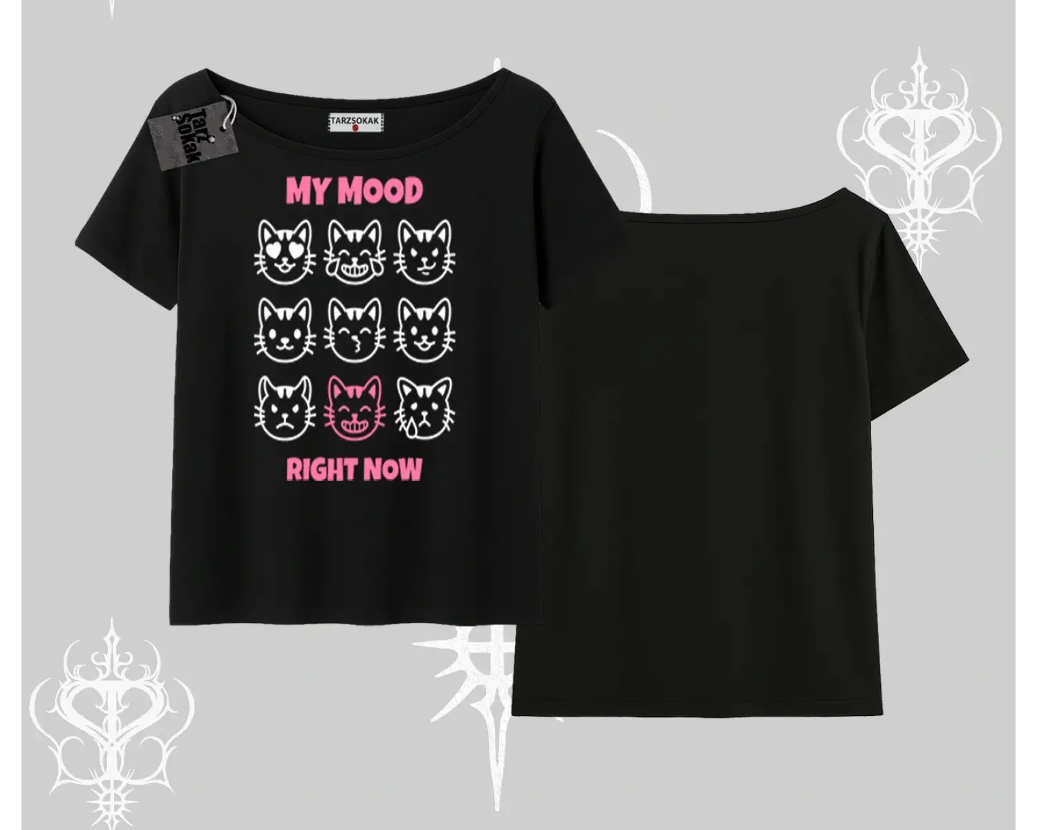 Kitti Sweet Mini Logo Baskılı Kolsuz Tshirt