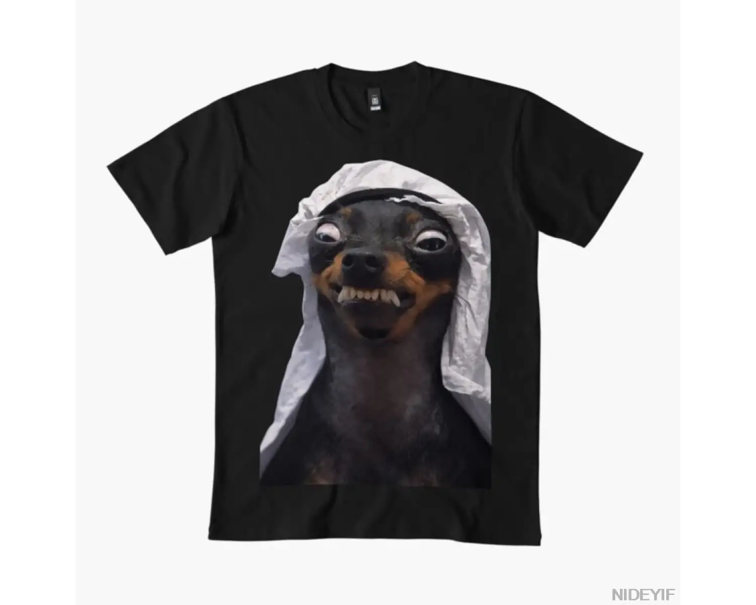 Kızgın Komik Chihuahua Köpek T-shirt Erkekler Kadınlar Için % 100% Pamuk T Shirt Kısa Kollu Ü