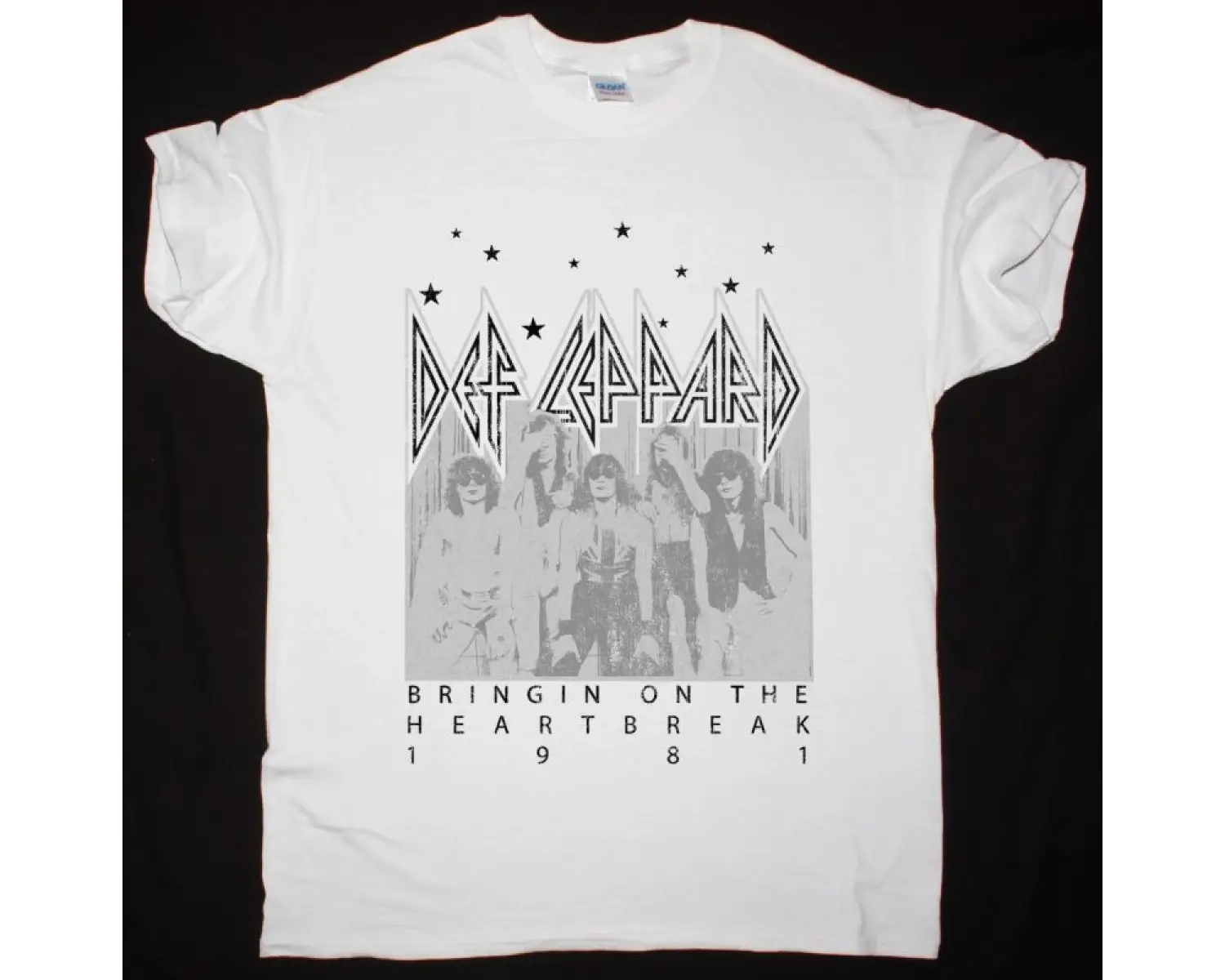KMFDM MORE & FASTER NEW BLACK T-SHIRT ÖN BASKILI