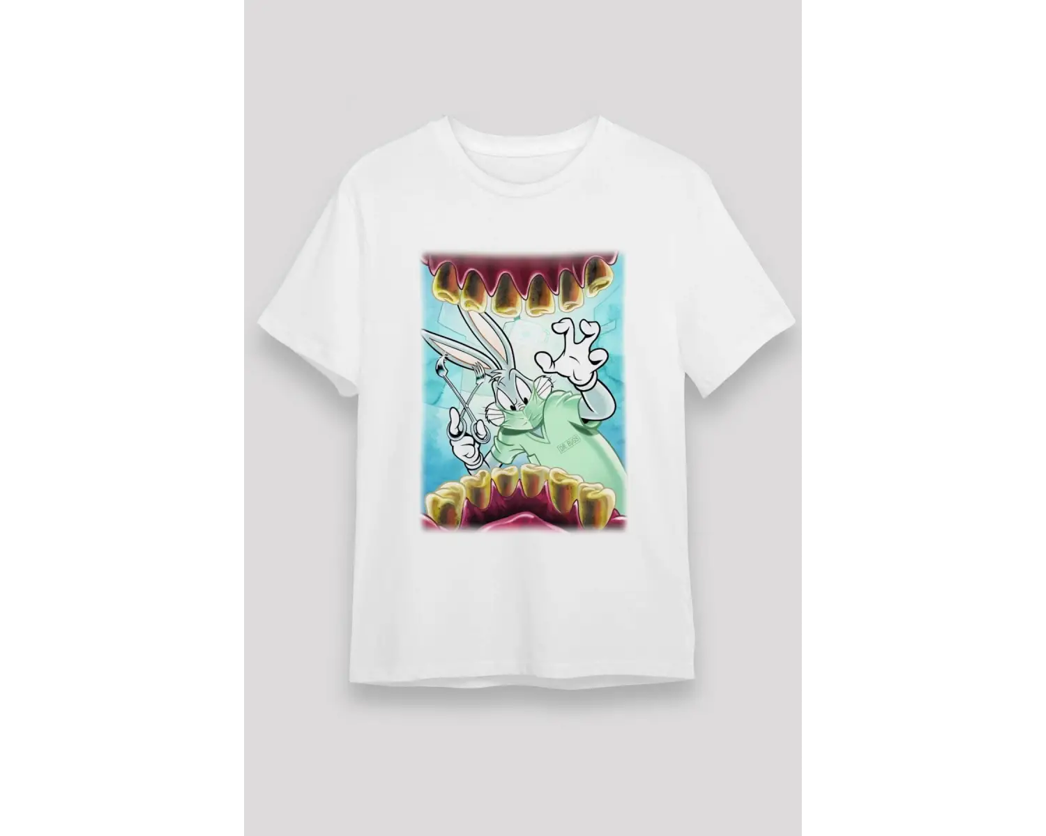 Ko Buta Diş Hekimi Beyaz Unisex Tişört T-shirt T9320