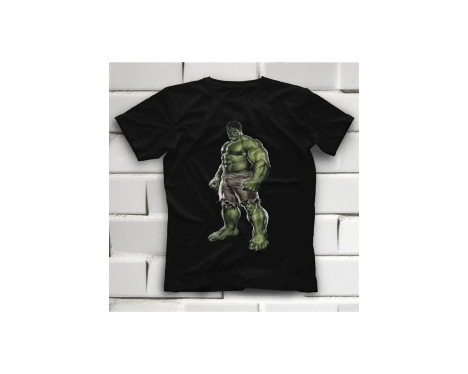 Ko Buta Hulk Siyah Unisex Tişört T-shirt 7358wt