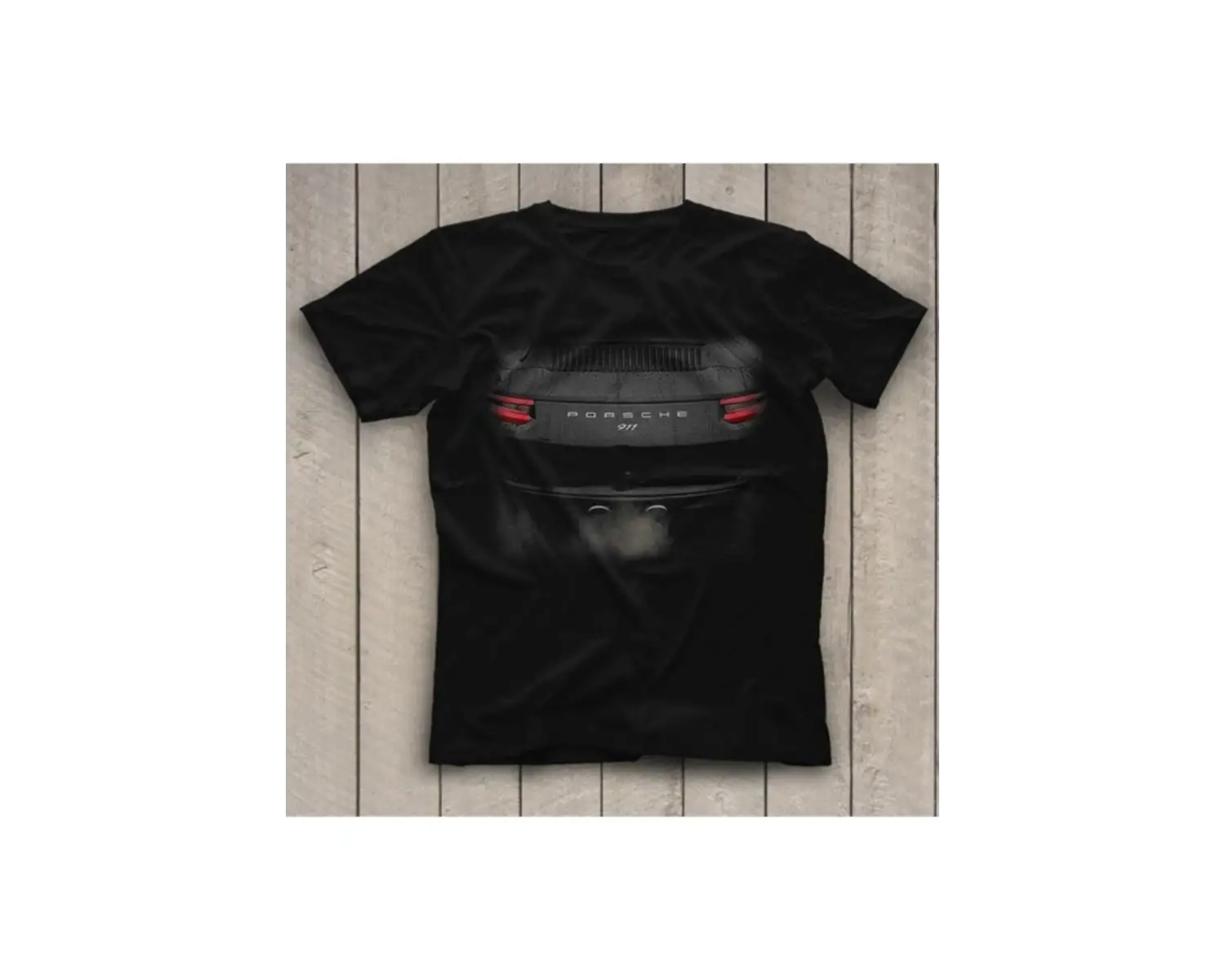 Ko Buta Porsche Siyah Unisex Tişört T-shirt 8306wt