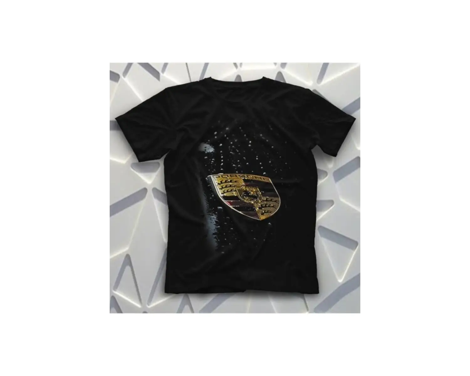 Ko Buta Porsche Siyah Unisex Tişört T-shirt 8308wt