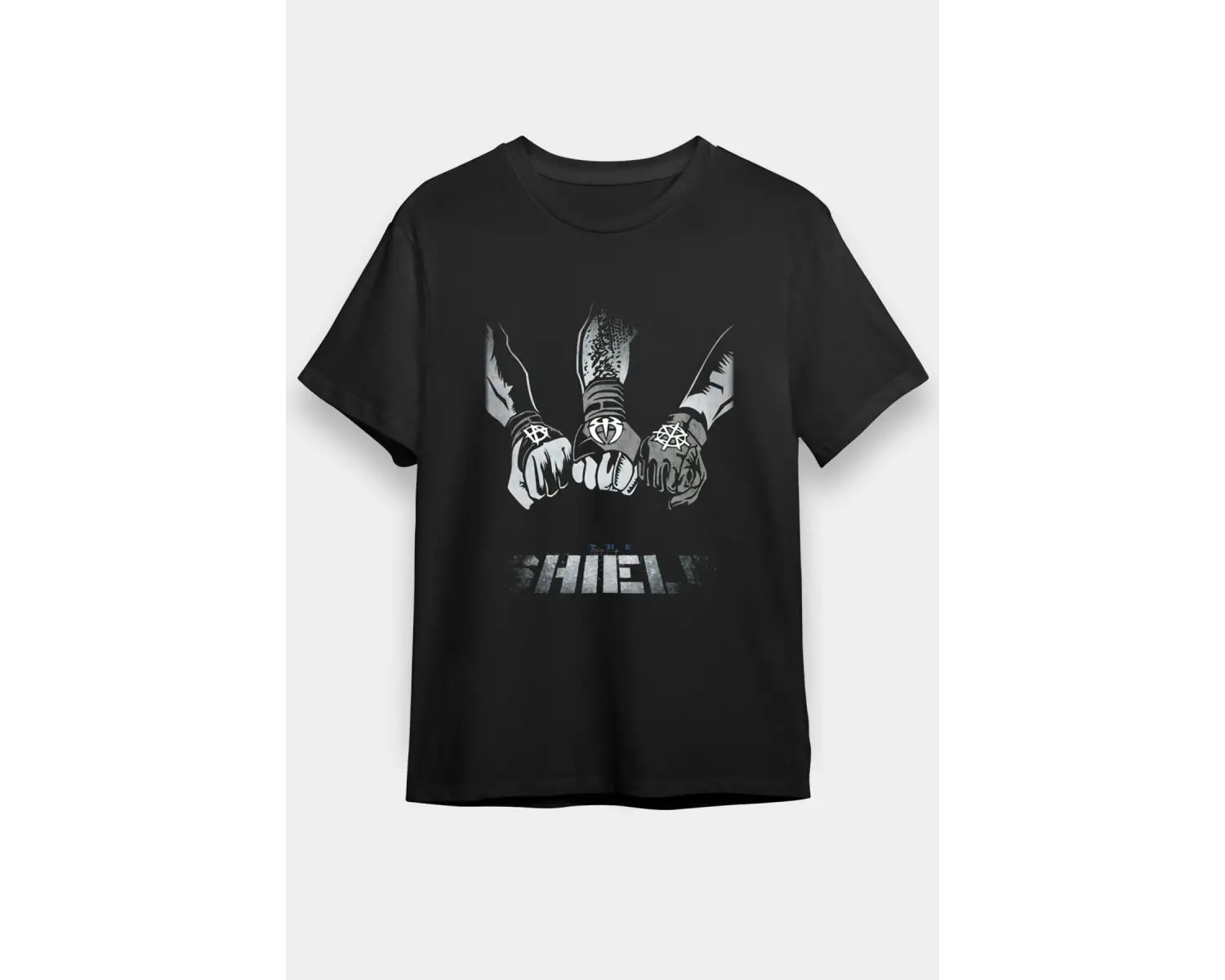 Ko Buta Wwe Siyah Unisex Tişört T12937