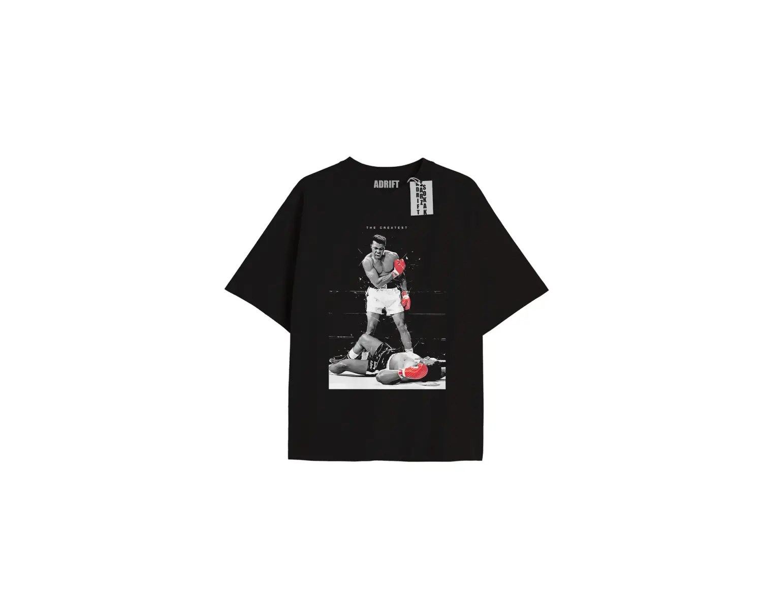 Kod Presss Unisex Siyah Ring Boxing Boks Muhammed Ali T-shirt 315897tt