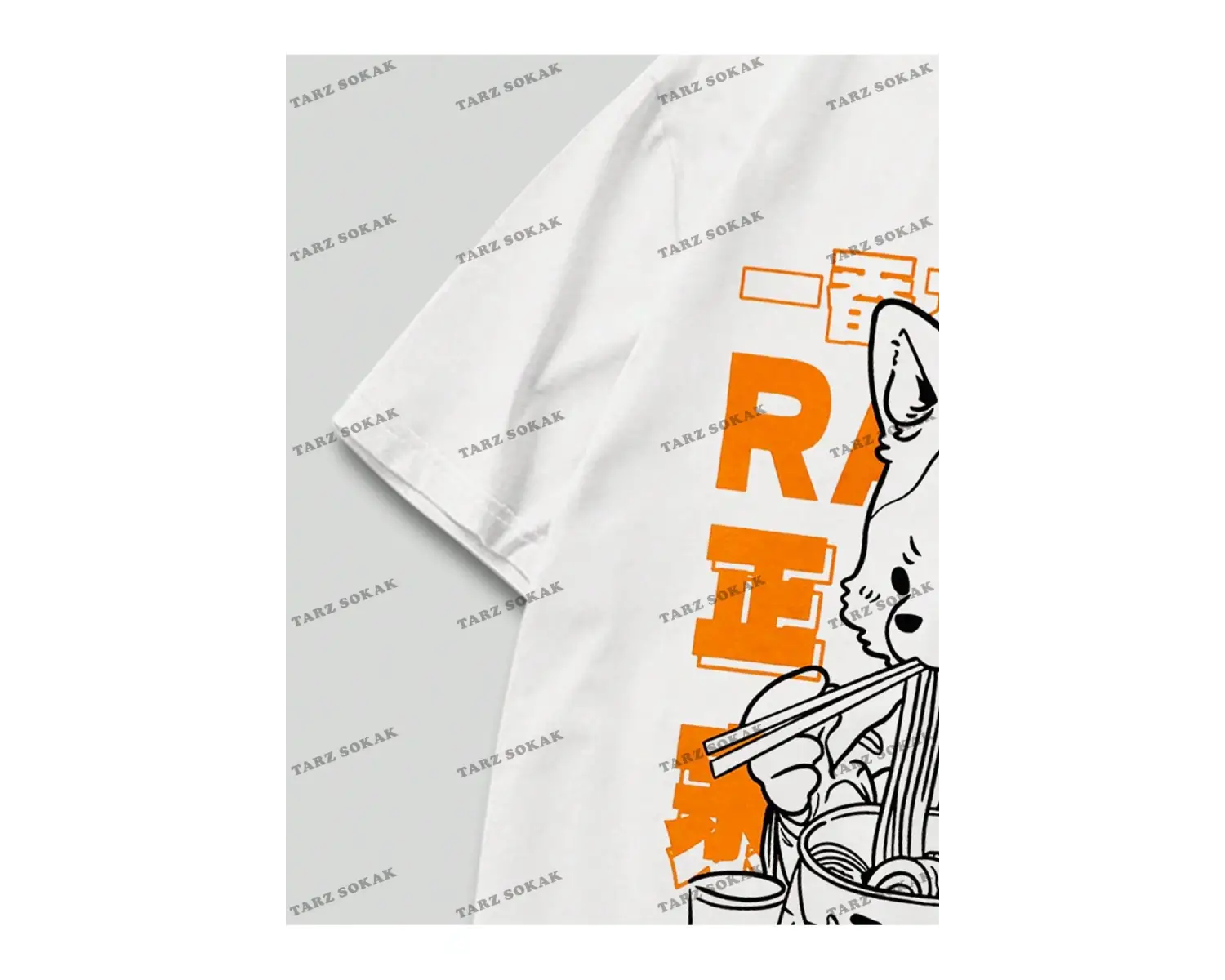 KOD Trend Anime Erkekler Karikatür ve Slogan Grafikli Tişört