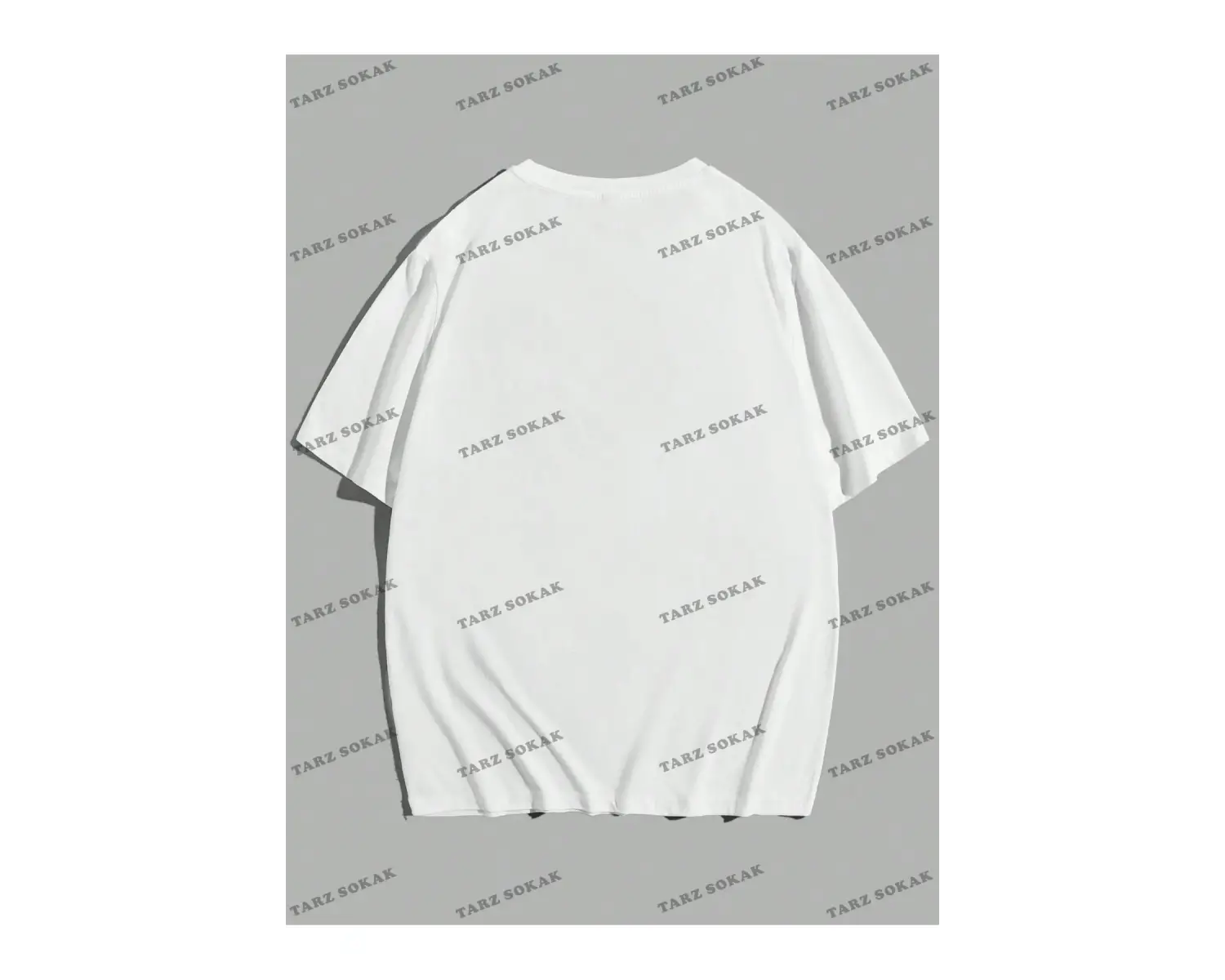 KOD Trend Ashley Baxter EMRG Erkek Pamuk Kafatası ve Şekil Grafikli Tişört