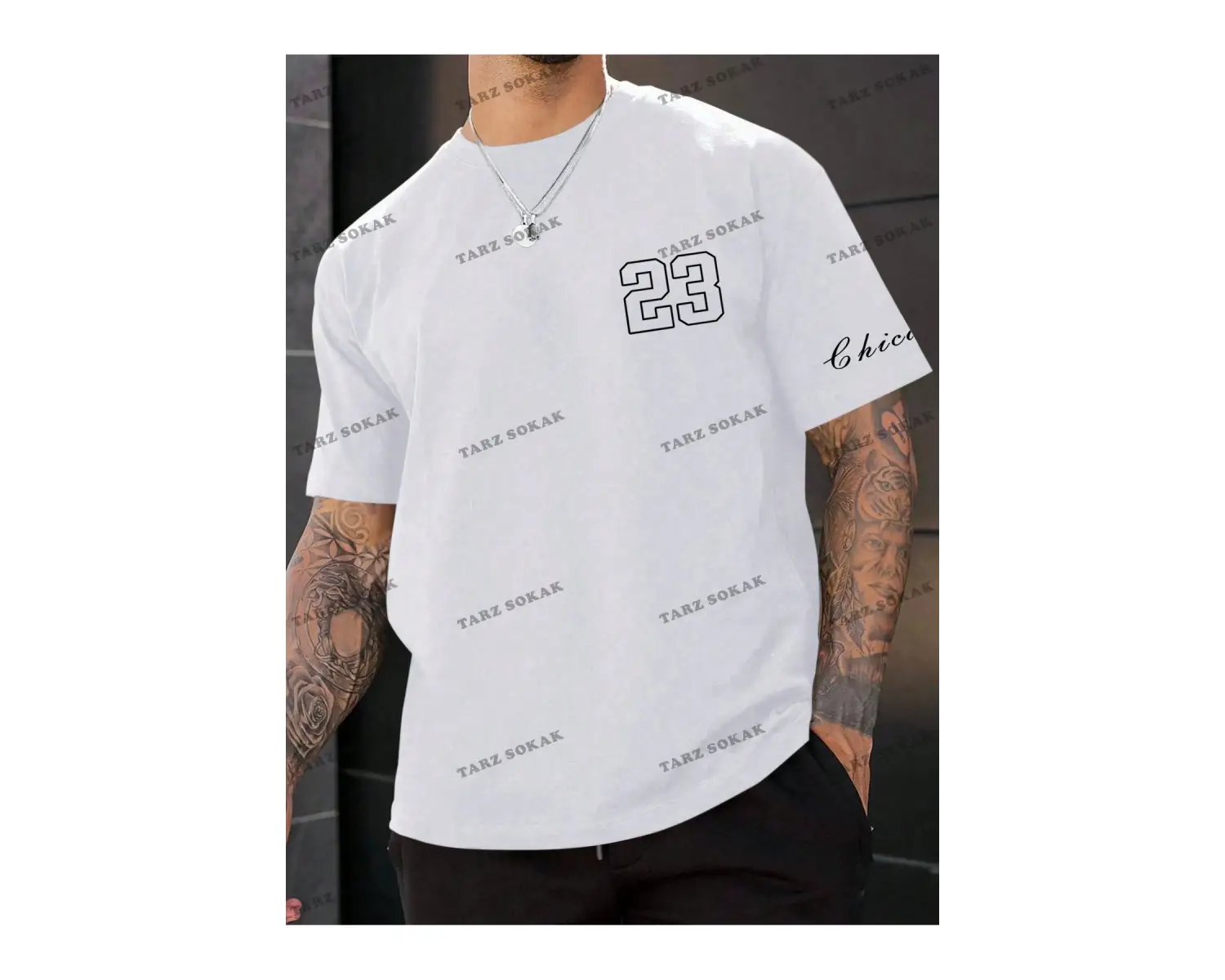 KOD Trend Dijital Baskılı Kısa Kollu Erkek Tişört