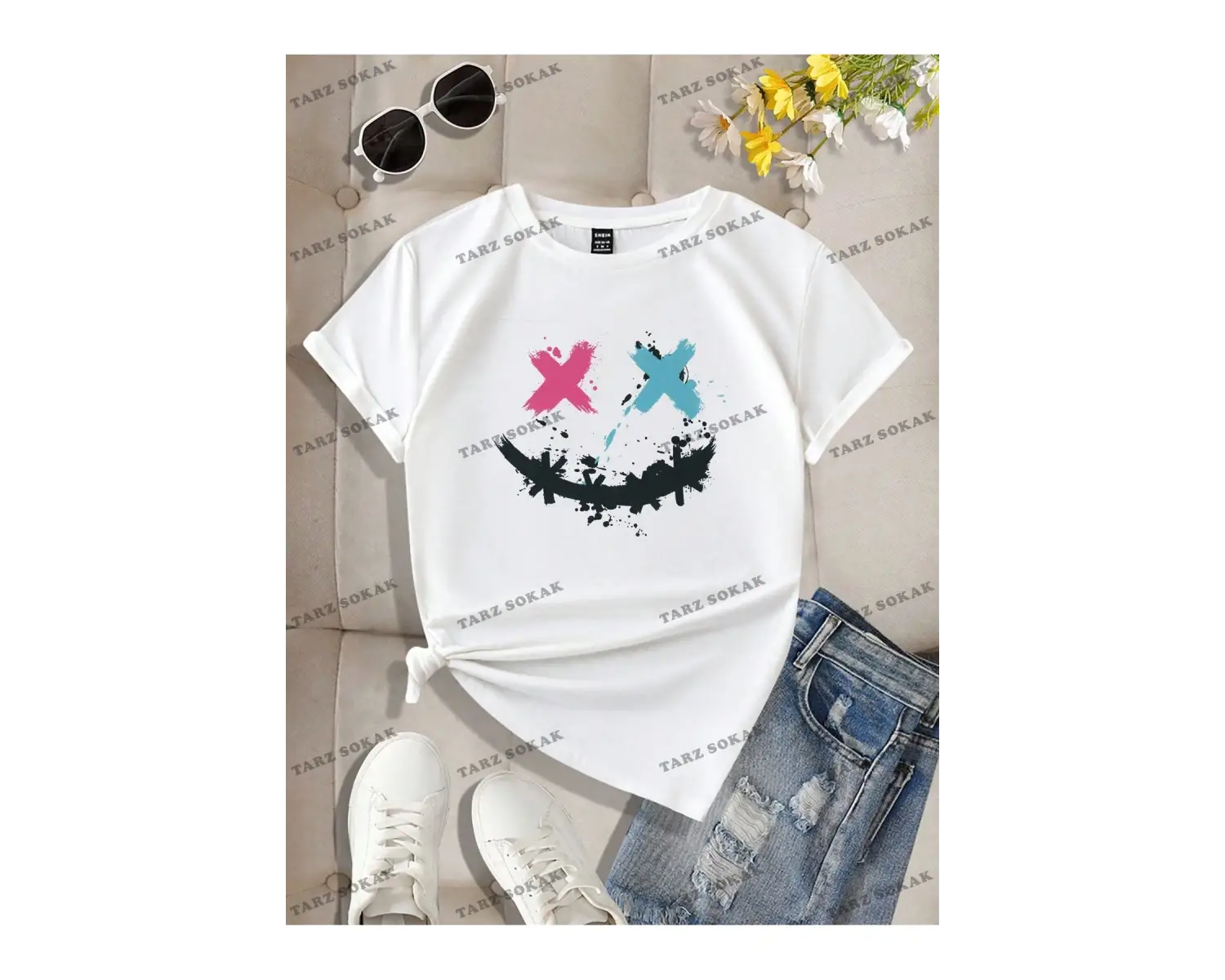 KOD Trend EMRG Erkek Karikatür Grafikli Tişört