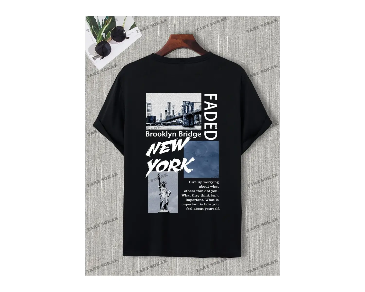 KOD Trend EMRG Erkek Sloganlı Grafik Tişört