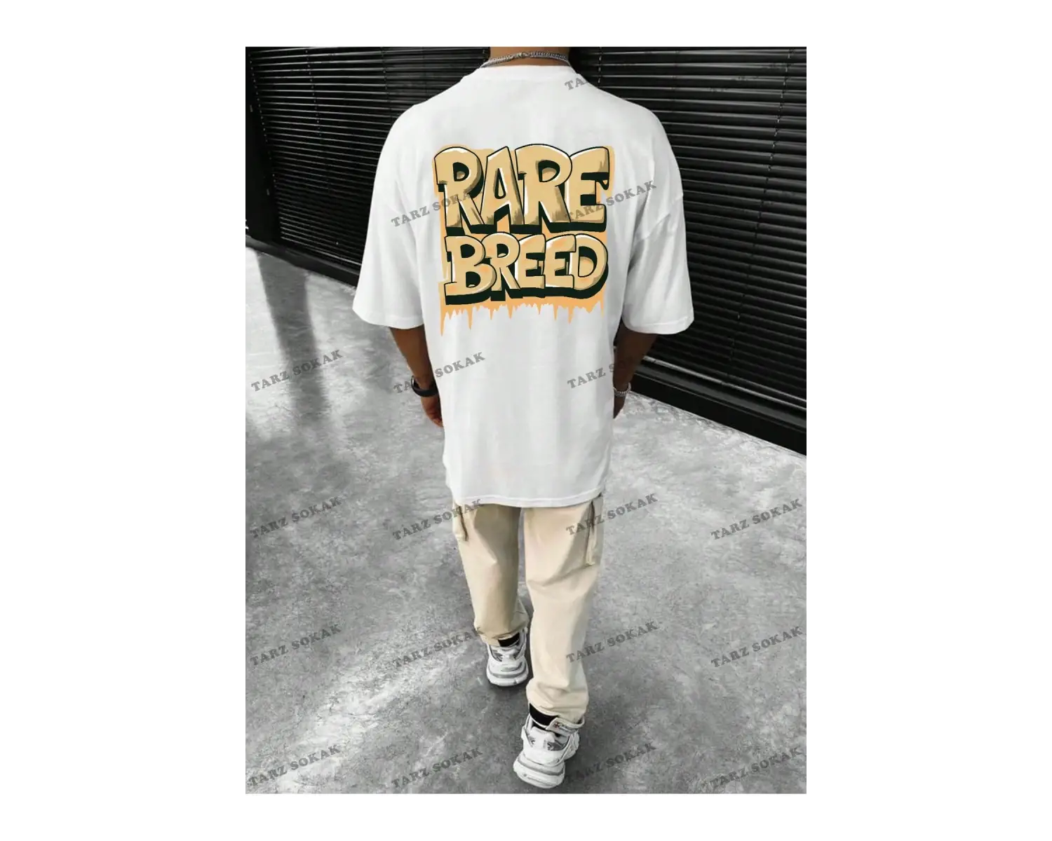 KOD Trend EMRG Loose Fit Erkek Yazı Baskılı Grafik Tişört