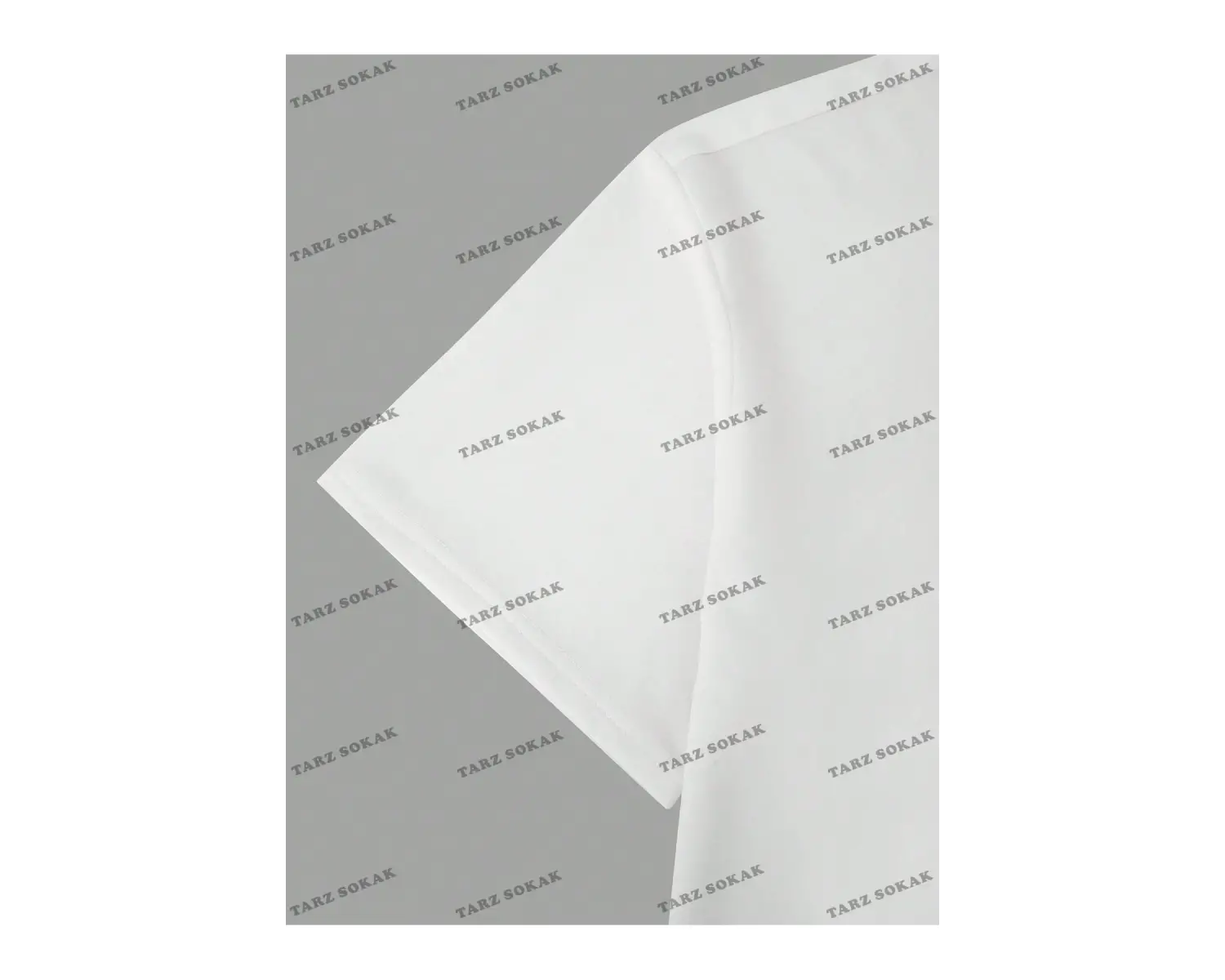 KOD Trend Erkek Baskılı Bol Düşük Omuz Tişört