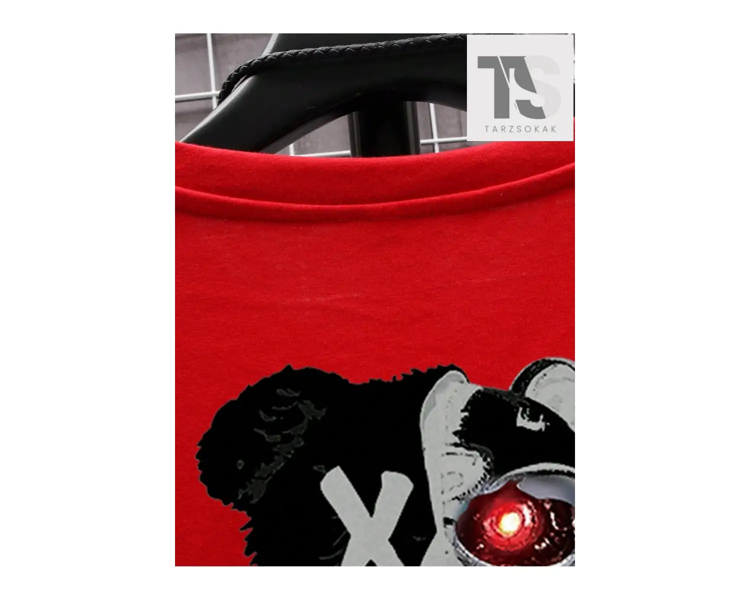 KOD Trend Erkek Beyaz Yuvarlak Yaka Baskılı T-shirt