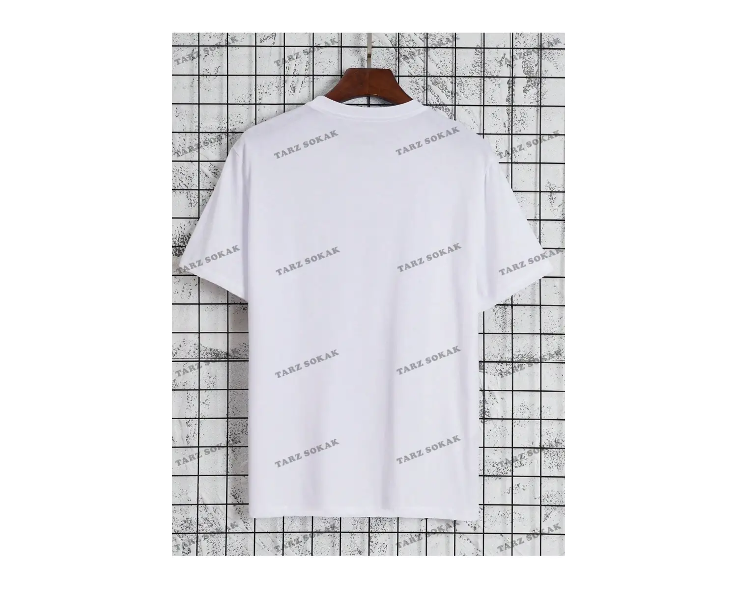 KOD Trend Erkek Büyük Beden Komik Mona Lisa Baskılı T-Shirt