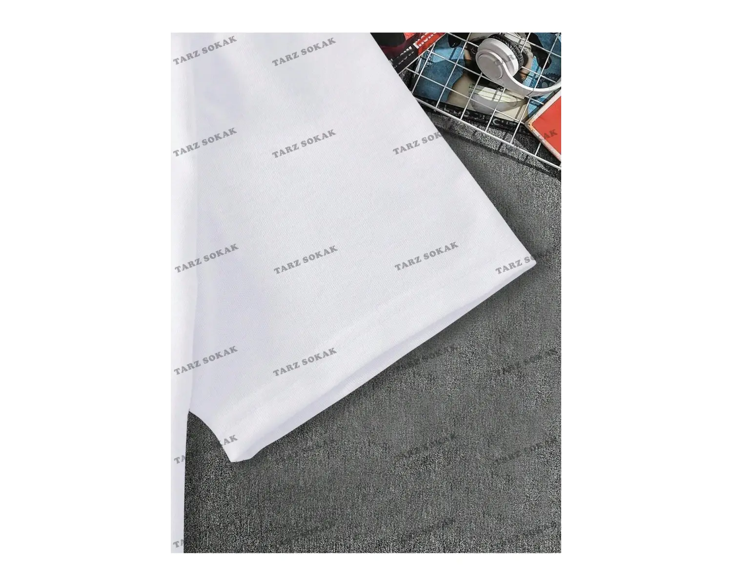 KOD Trend Erkek Büyük Beden Yazılı Kısa Kollu Tişört