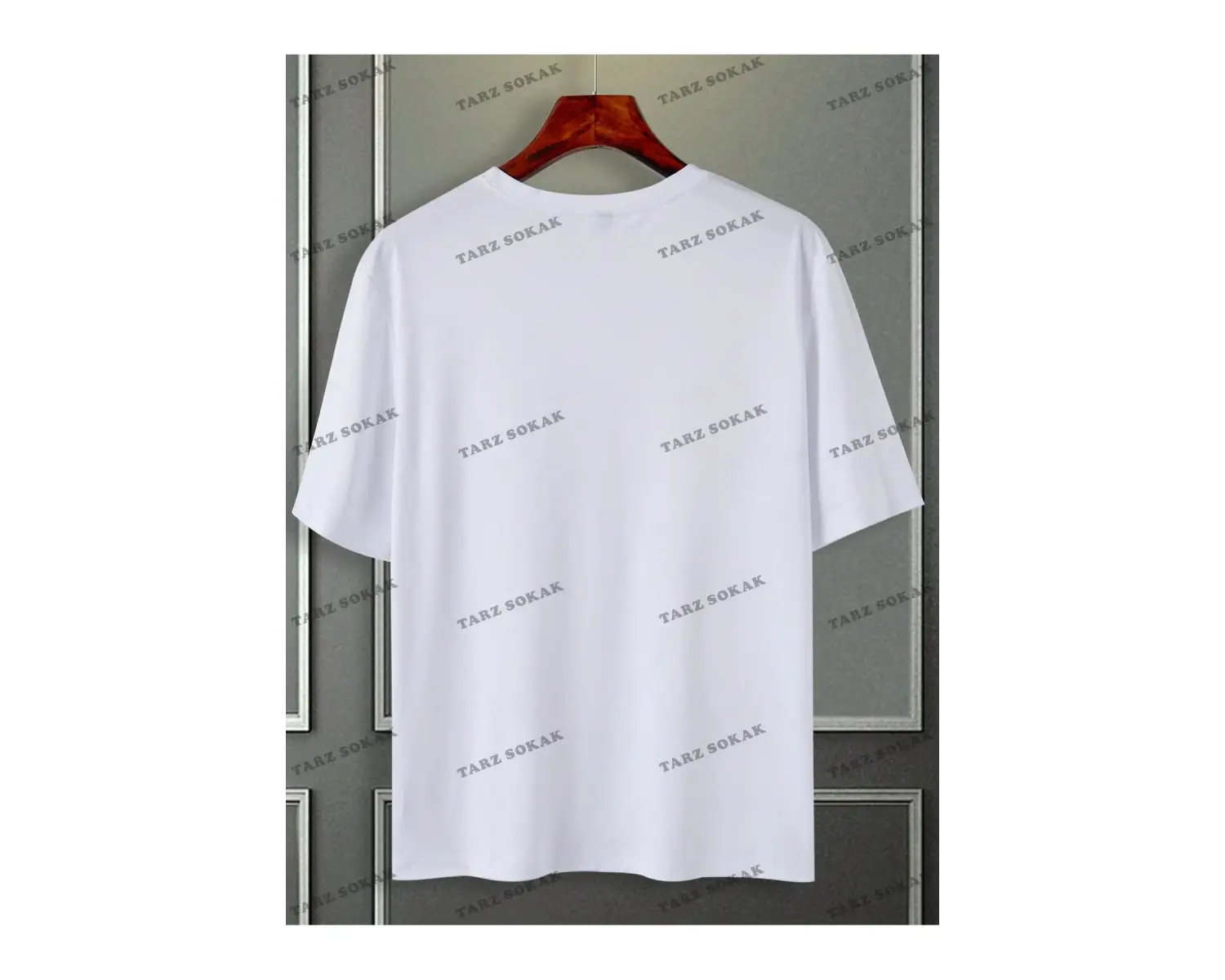 KOD Trend Erkek Çapraz Baskılı Tişört