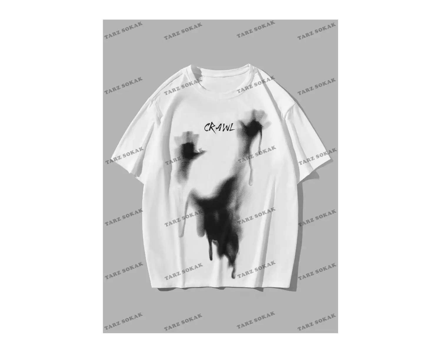 KOD Trend Erkek Harfli Grafik Tişört