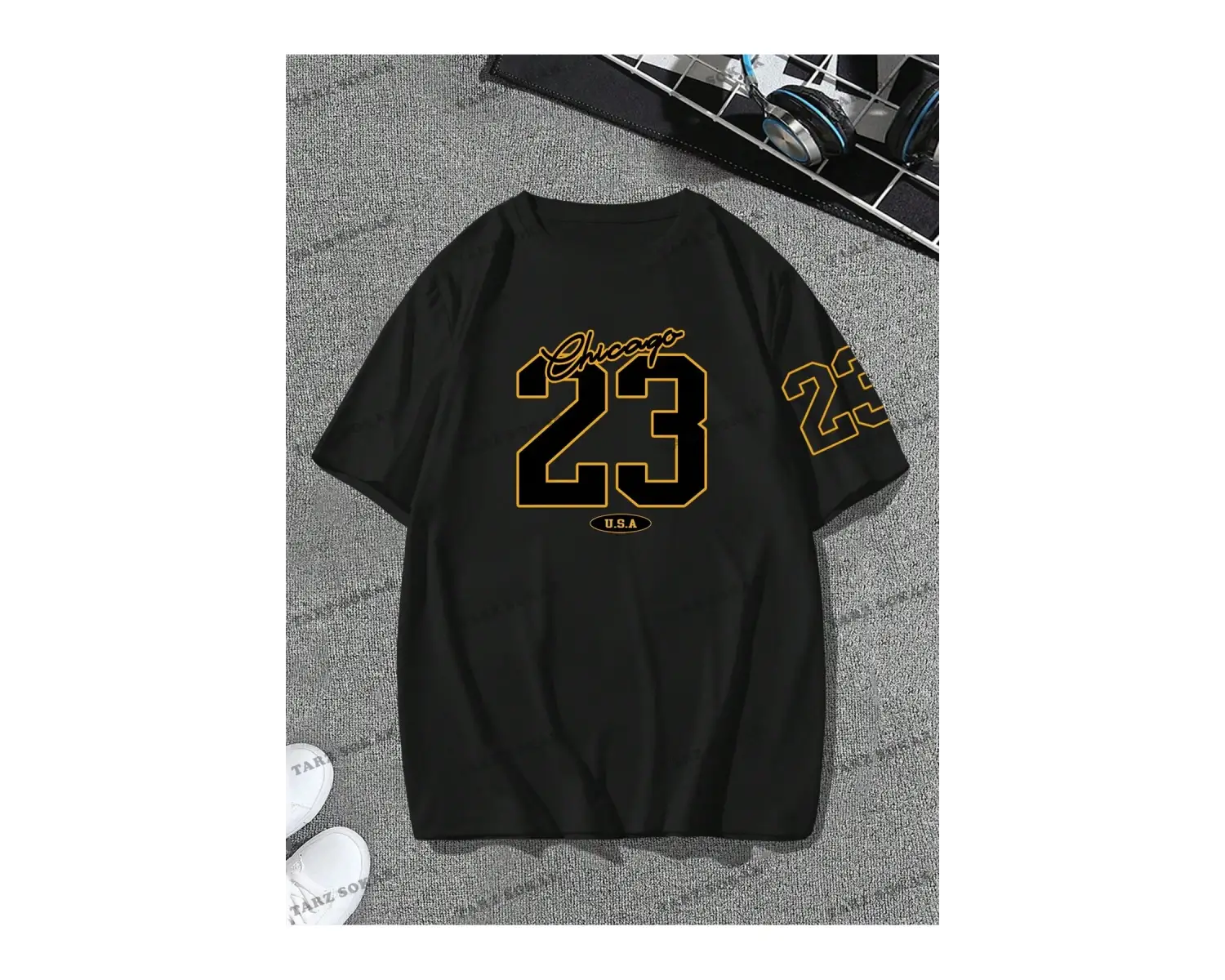 KOD Trend Erkek Mektup Grafikli Tişört