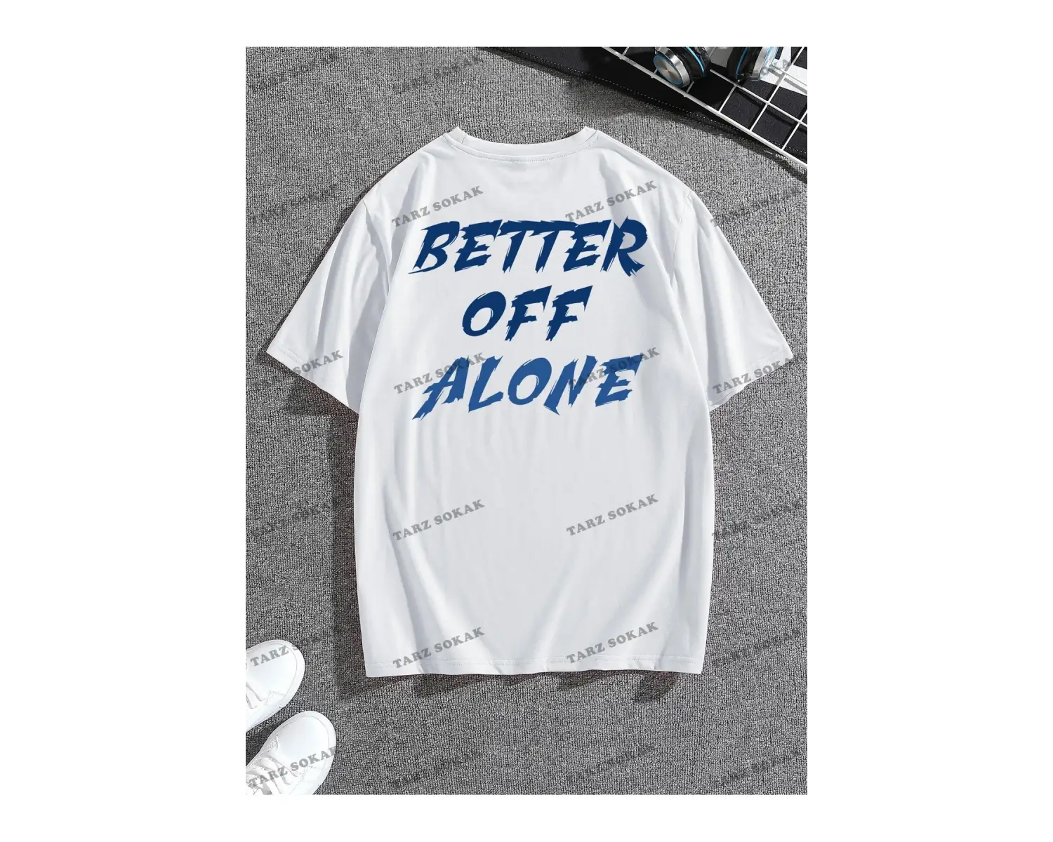 KOD Trend Erkek Sloganlı Grafik Tişört