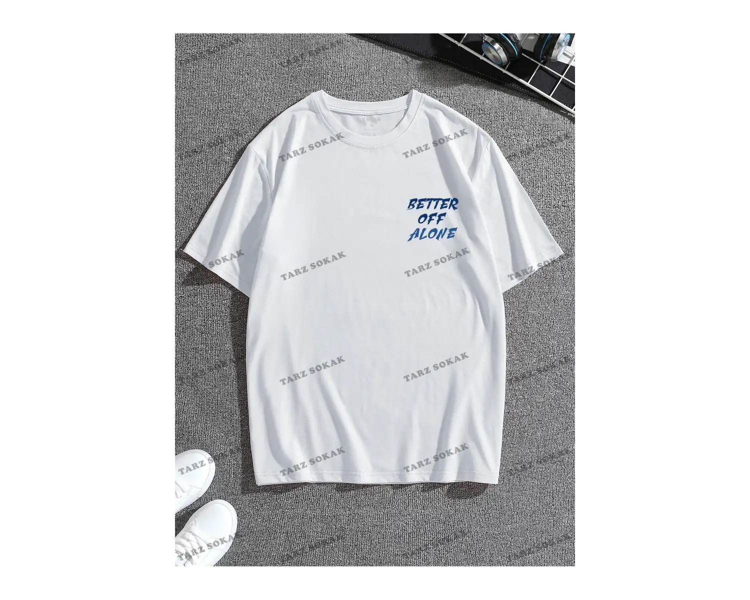 KOD Trend Erkek Sloganlı Grafik Tişört