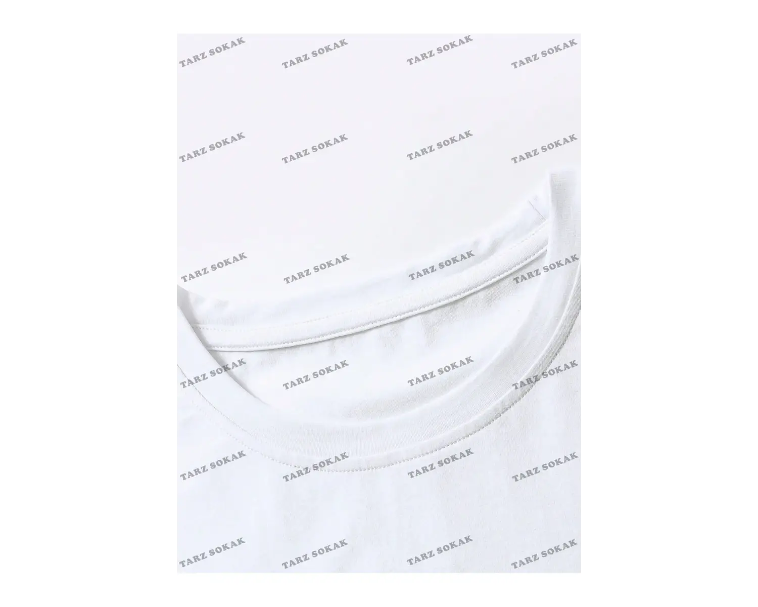 KOD Trend Goth Erkek Figür Grafik Damla Omuz Tişört