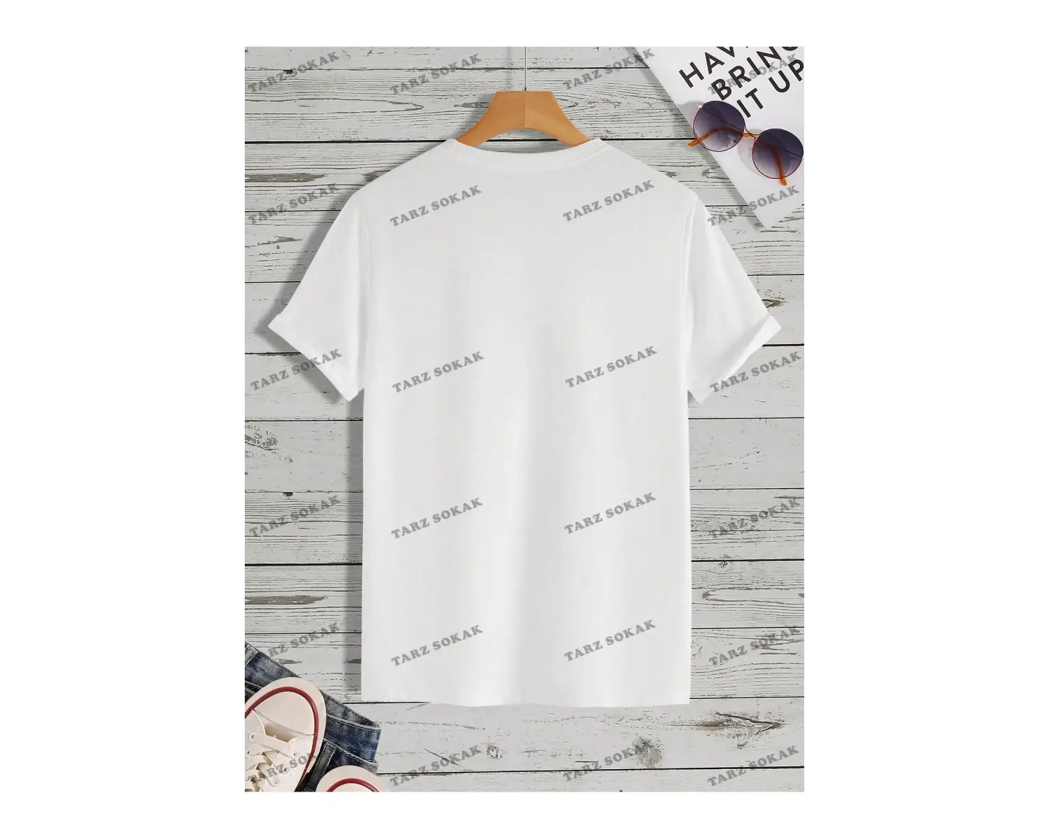 KOD Trend Homme Erkek Dağ Desenli Tişört