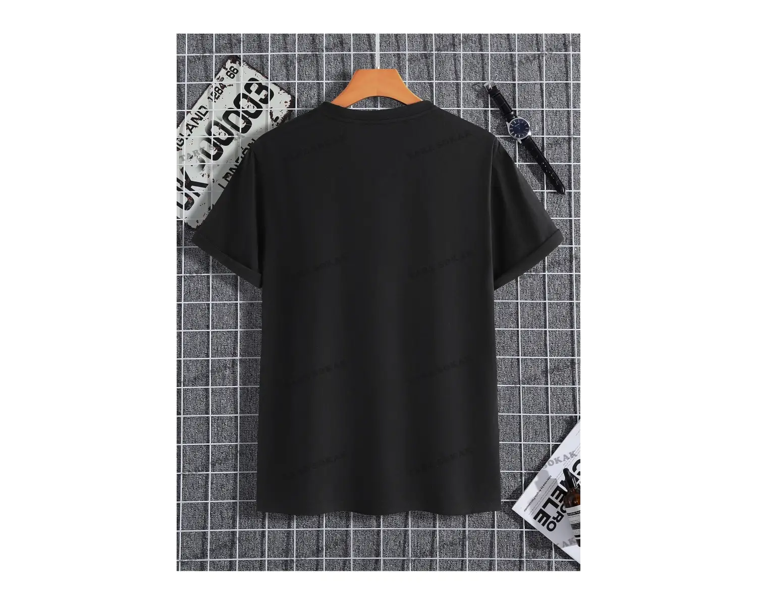 KOD Trend Homme Erkek Oyun Kartı Baskılı Tişört