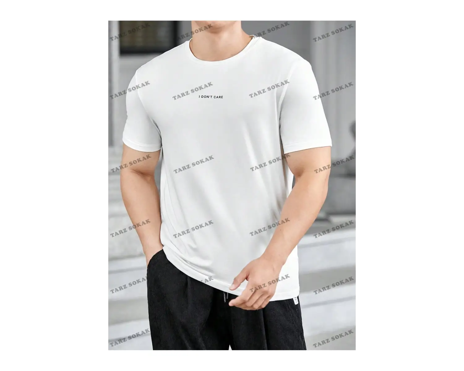 KOD Trend Homme Erkek Sloganlı Grafik Tişört