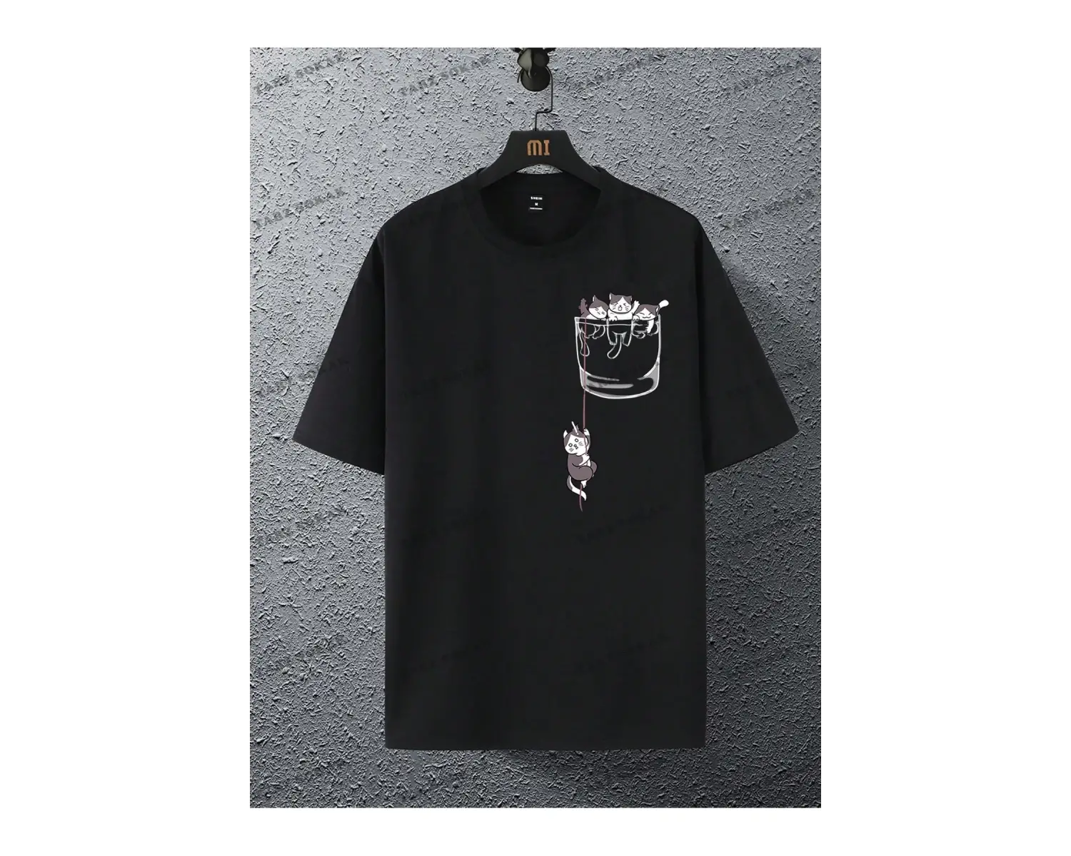 KOD Trend Hypemode Çizgi Film Grafikli Loose Fit Erkek Tişört