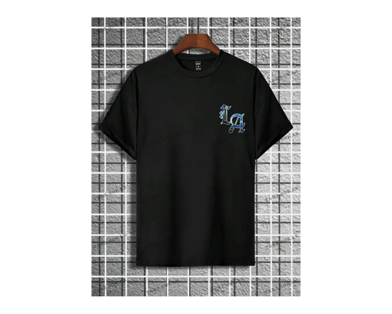 KOD Trend Hypemode Erkek Mektup Baskılı Tişört