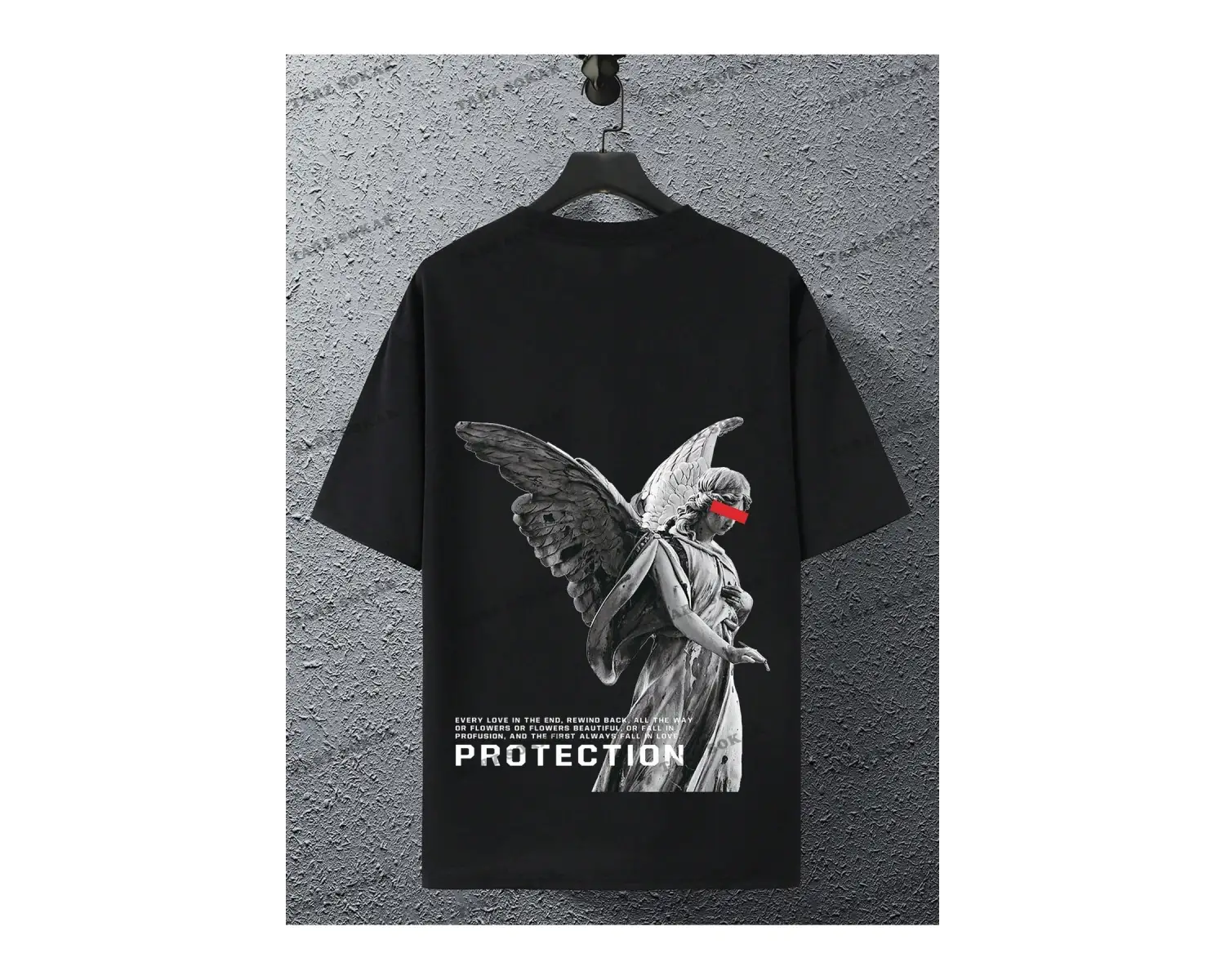 KOD Trend Hypemode Erkek Sloganlı ve Şekilli Grafik Tişört