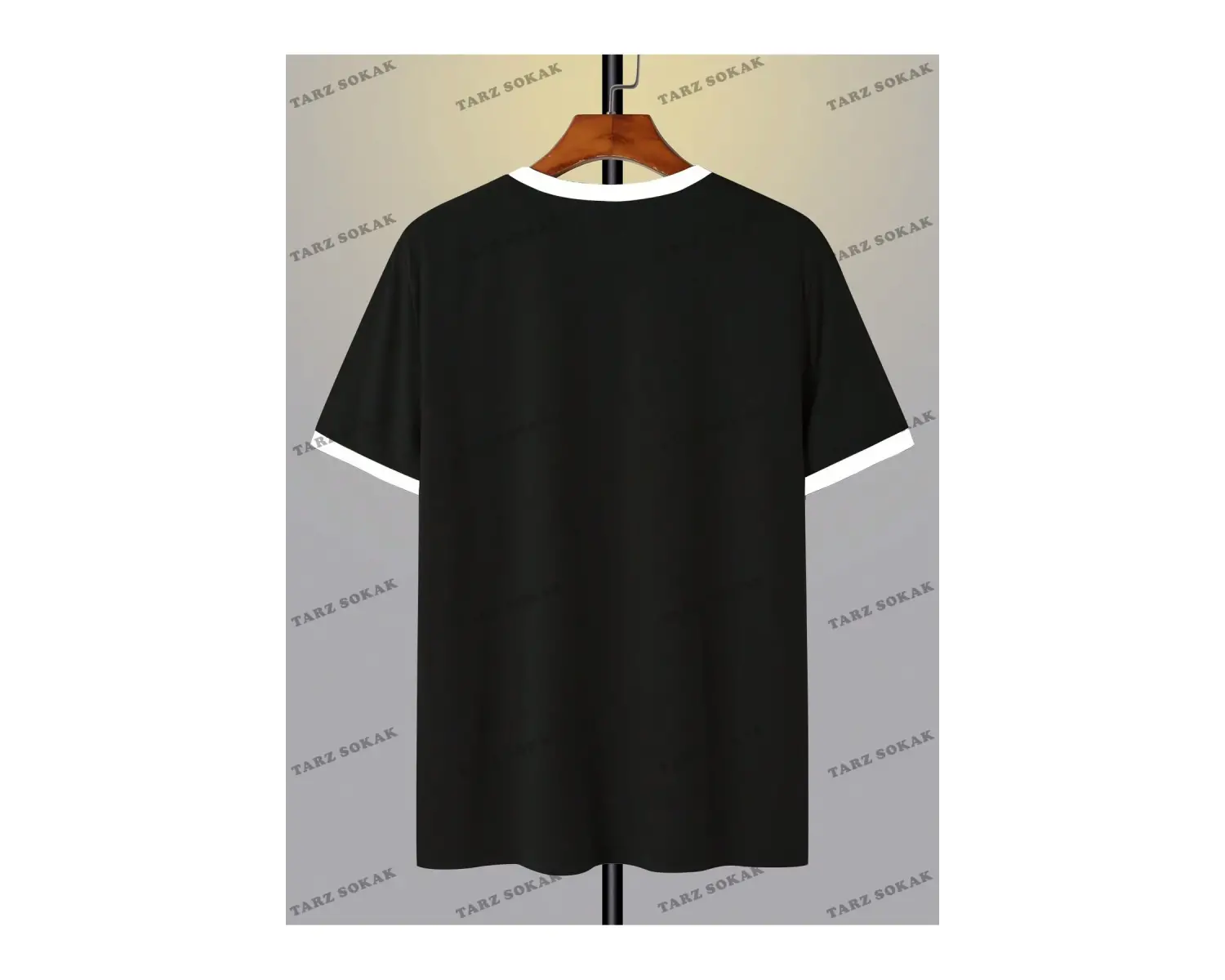 KOD Trend Hypemode Harf Baskılı ve Kontrast Kesimli Renkli Bloklu Erkek Tişörtü