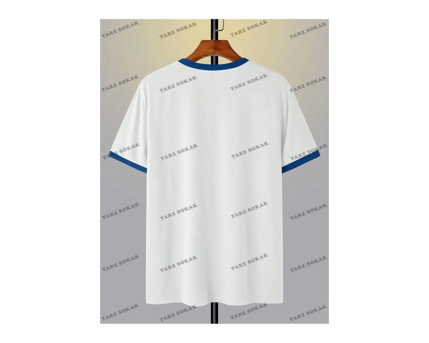 KOD Trend Hypemode Harf Baskılı ve Kontrast Kesimli Renkli Bloklu Erkek Tişörtü