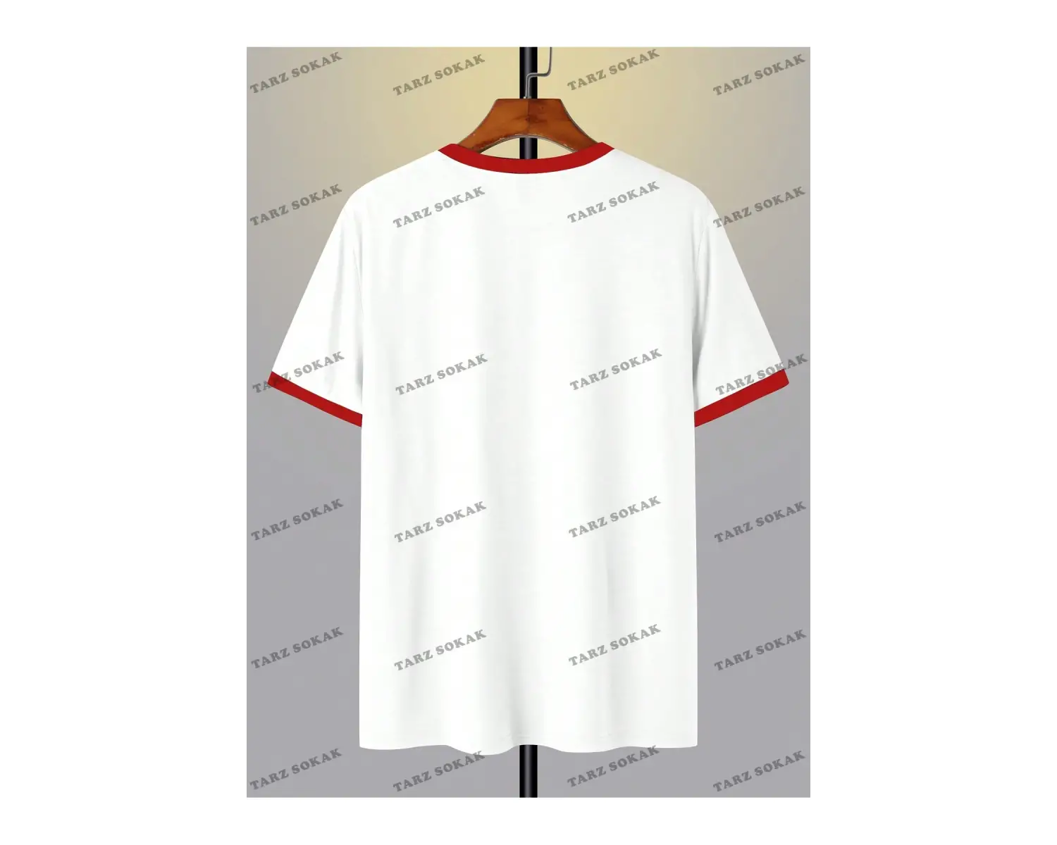 KOD Trend Hypemode Harf Baskılı ve Kontrast Kesimli Renkli Bloklu Erkek Tişörtü