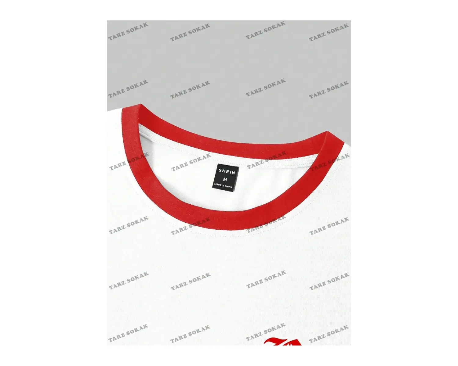 KOD Trend Hypemode Harf Baskılı ve Kontrast Kesimli Renkli Bloklu Erkek Tişörtü