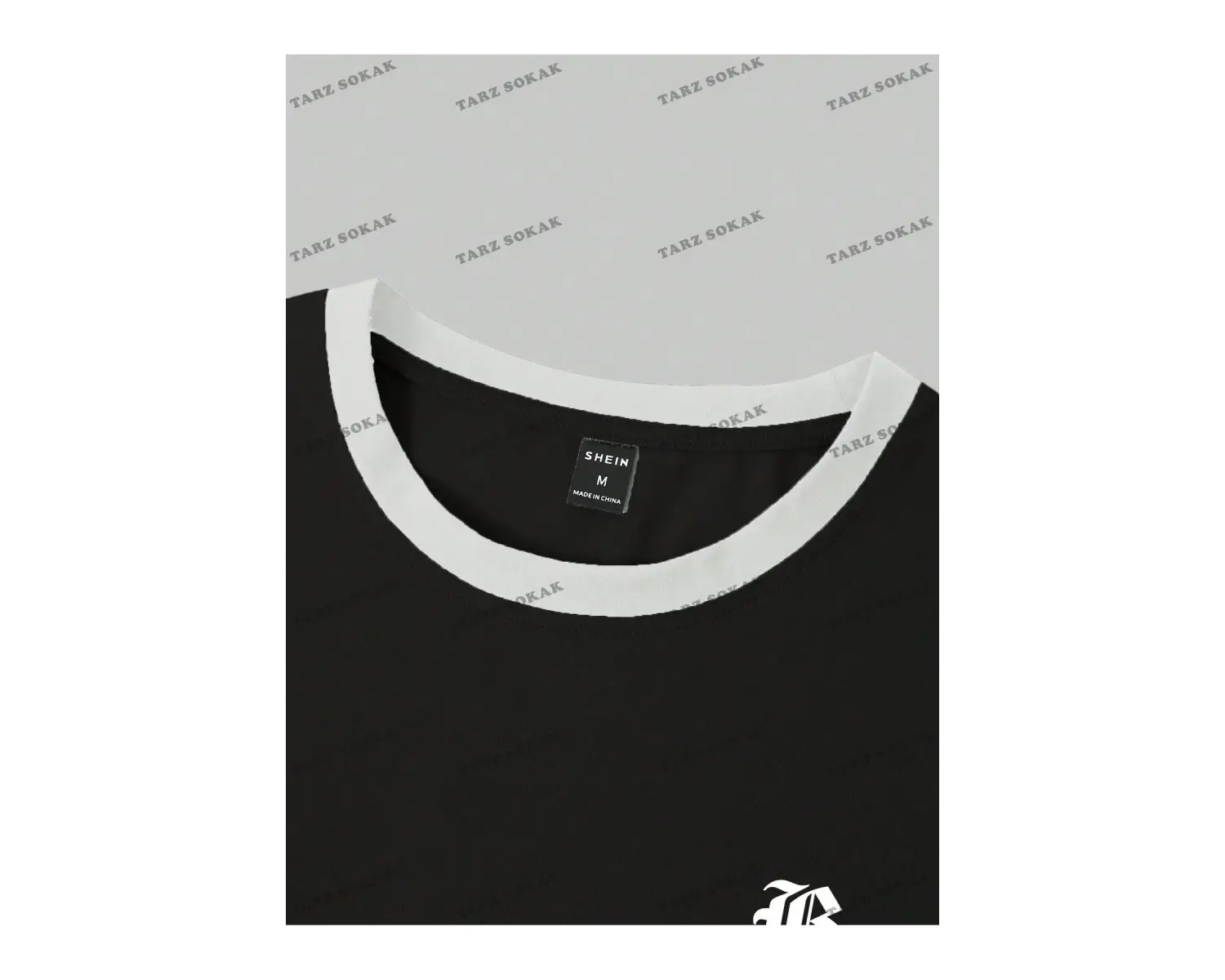 KOD Trend Hypemode Harf Baskılı ve Kontrast Kesimli Renkli Bloklu Erkek Tişörtü