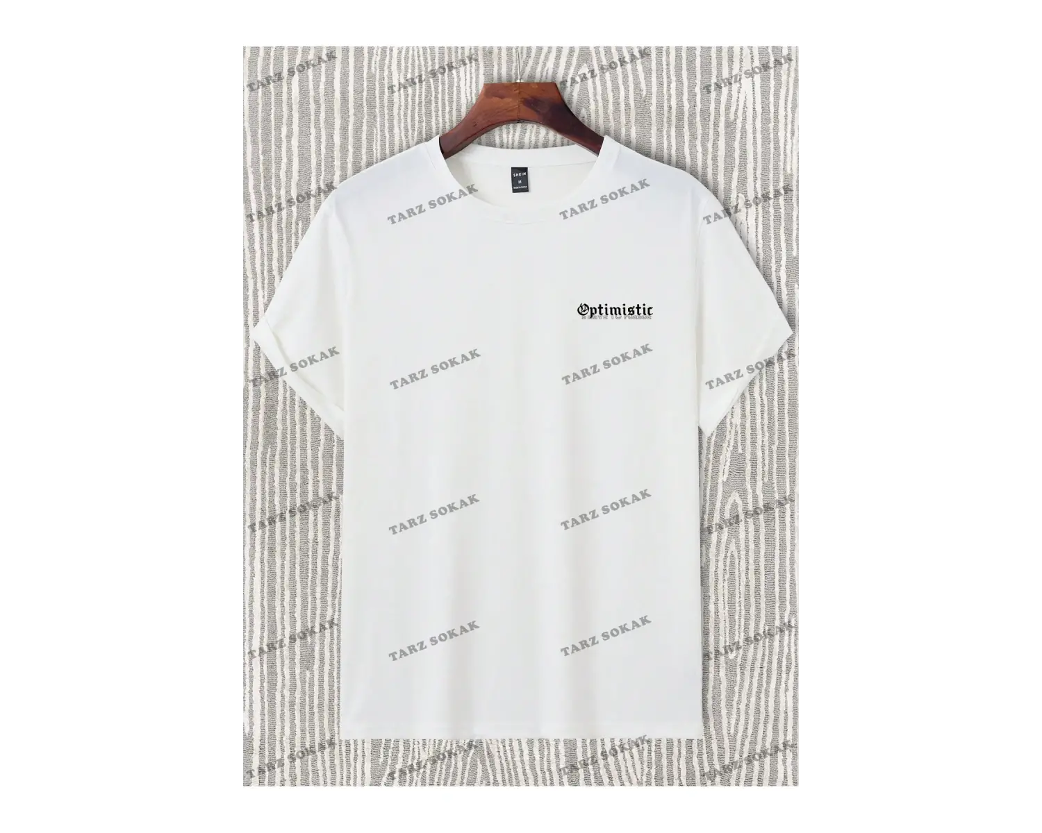 KOD Trend LEGND Erkek Çiçek & Slogan Grafikli Tişört