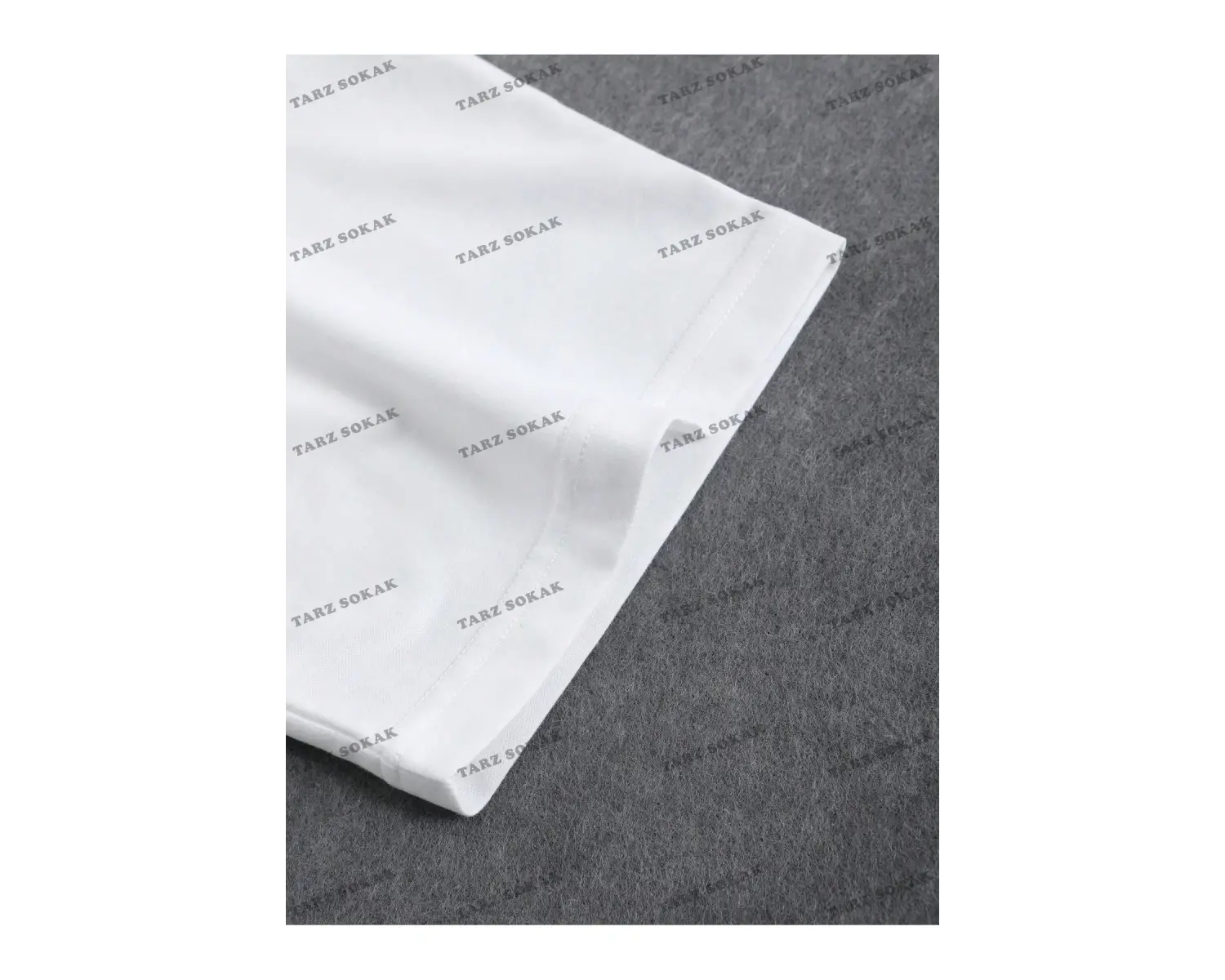 KOD Trend Loose Fit Erkek Düz Renk Yuvarlak Yaka Tişört