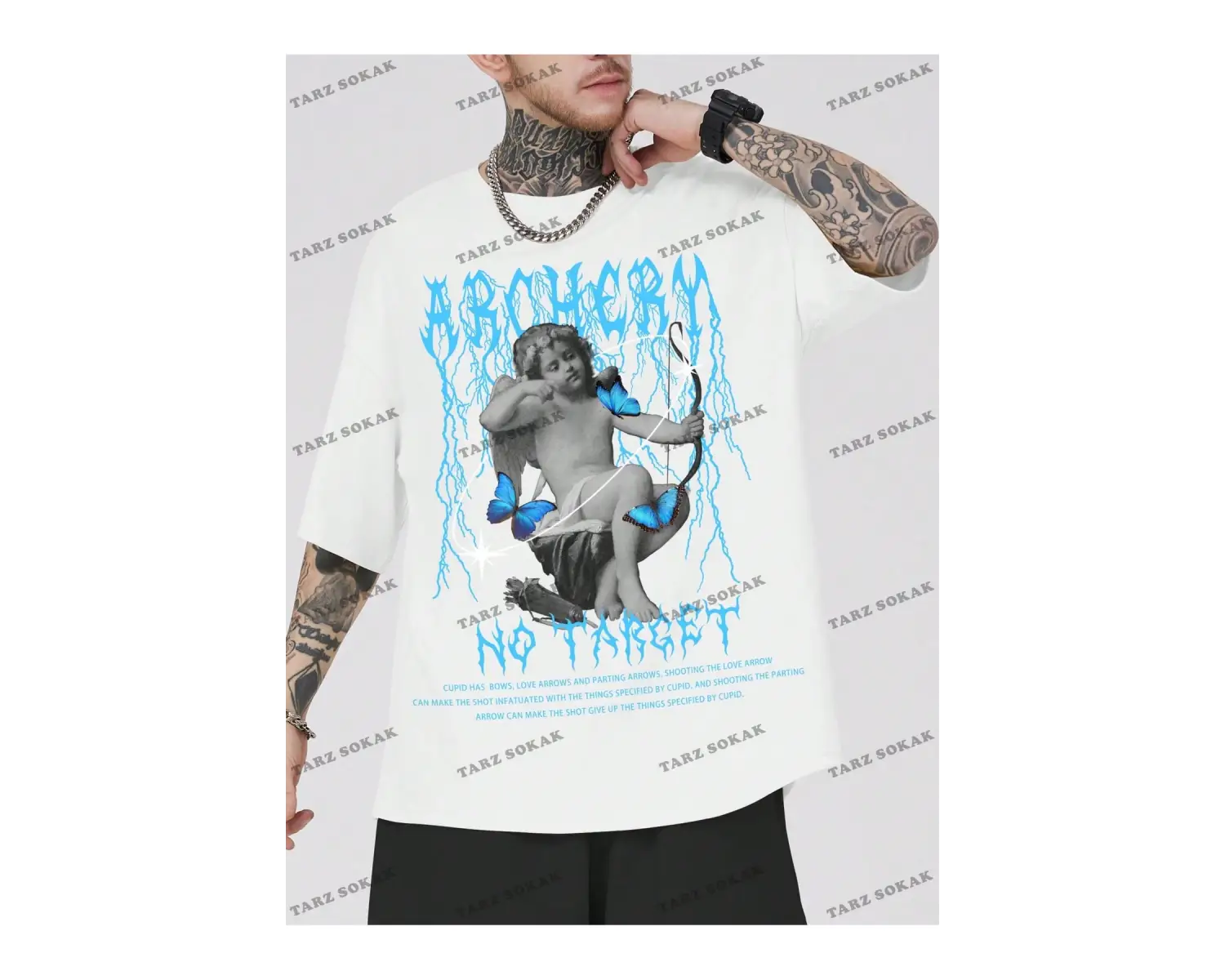 KOD Trend Street Life Erkek Harf ve Şekil Grafikli Tişört