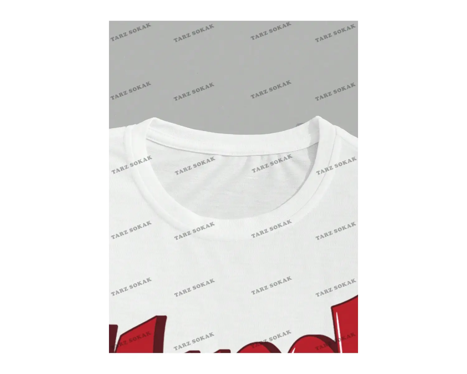 KOD Trend Street Life Erkek Melek ve Mektup Grafikli Tişört